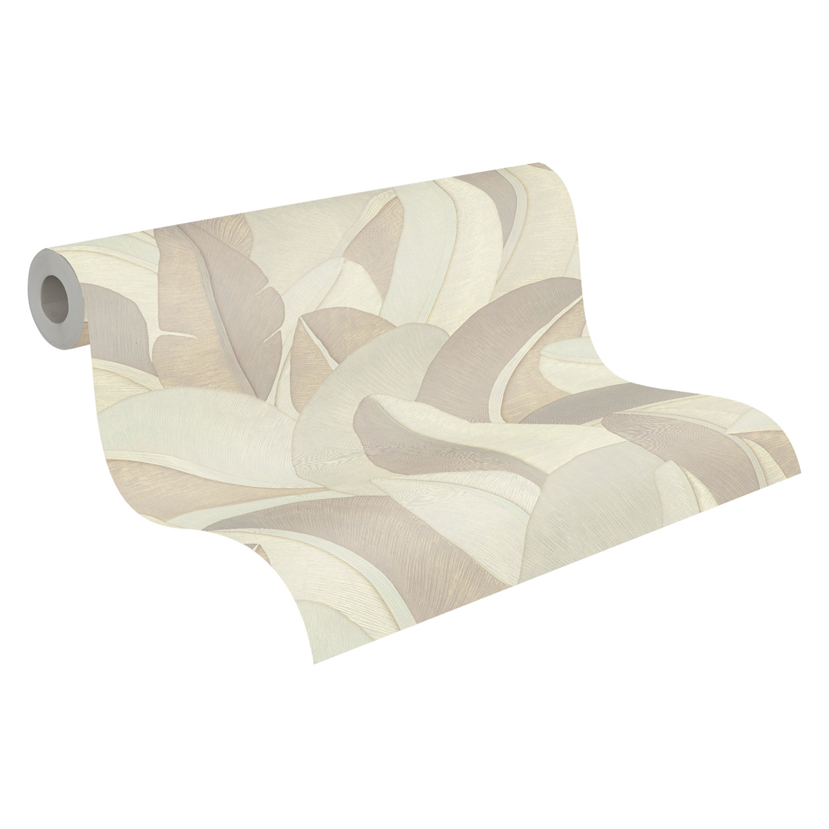 Papier peint Feuillage Graphique ivoire doré - Vibes & Styles d'A.S. Création AMB7| Réf. AS-790395