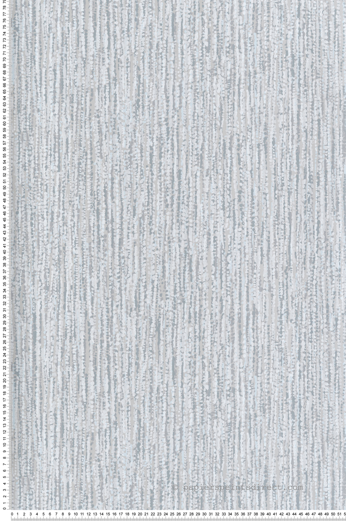 Papier peint Ligne Pointillée Corliss bleu ciel gris - Harmony de Lutèce | Réf. LTC-FD27154
