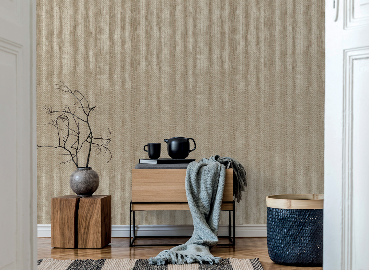 Papier peint Tissage Laine gris beige - Reality 4 de Lutèce | Réf. LTC-51221309