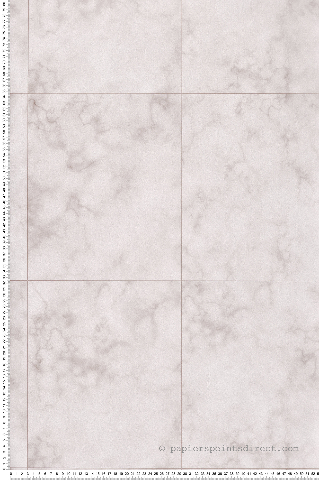 Papier peint Carrelage Marbre blanc rosé - Reality 4 de Lutèce | Réf. LTC-51220607