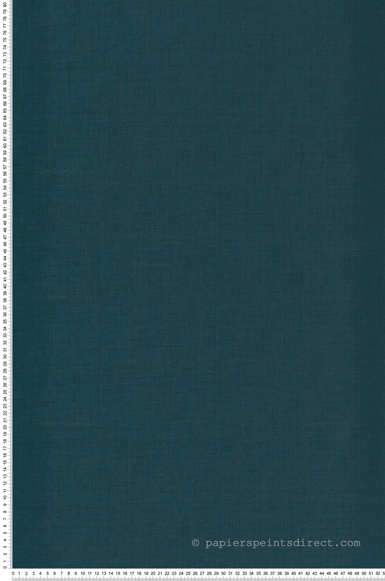 Papier peint Uni Rosalie bleu paon - Villa Rosalie de Lutèce | Réf. LTC-51174921