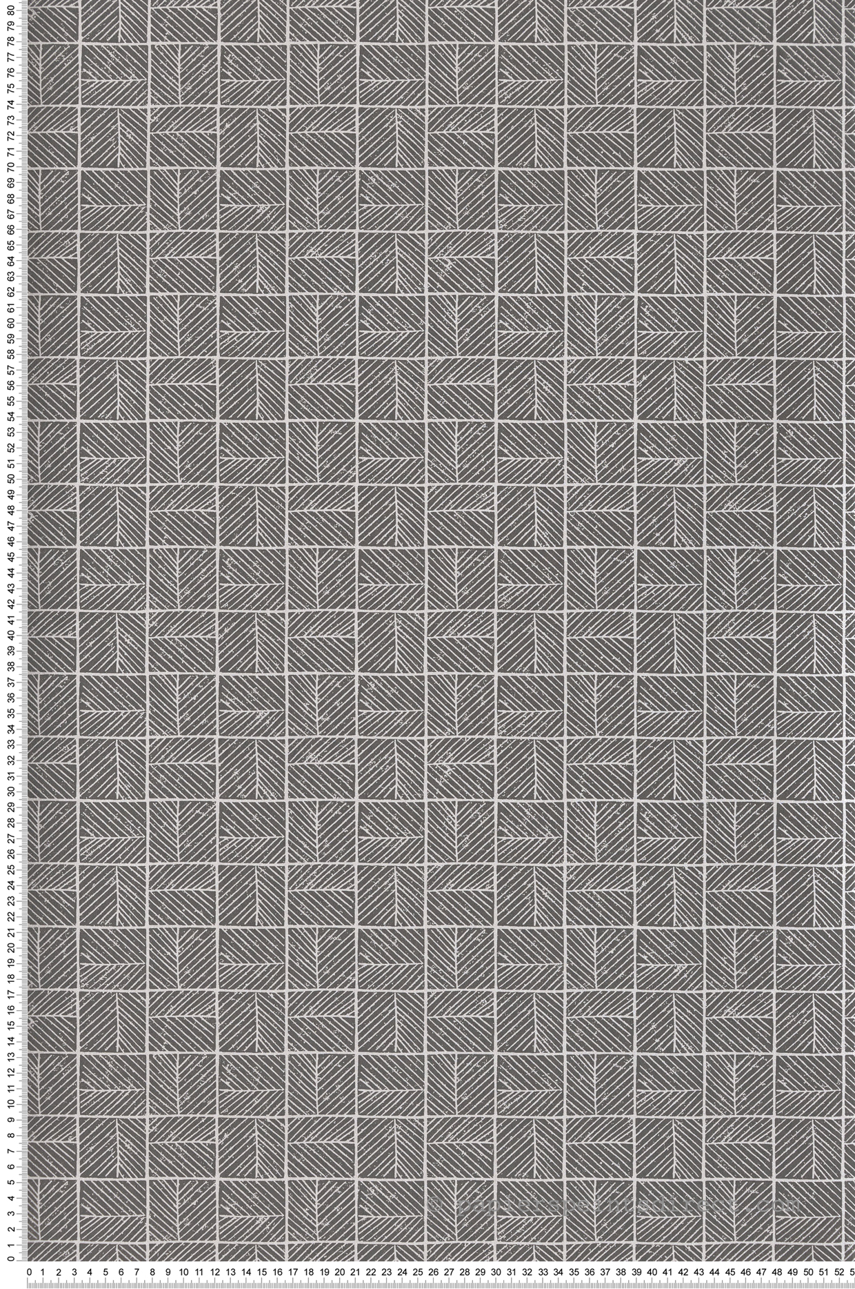 Papier peint Carré Ethnique gris argenté - Merida de Montecolino | Réf. MC-BA26082