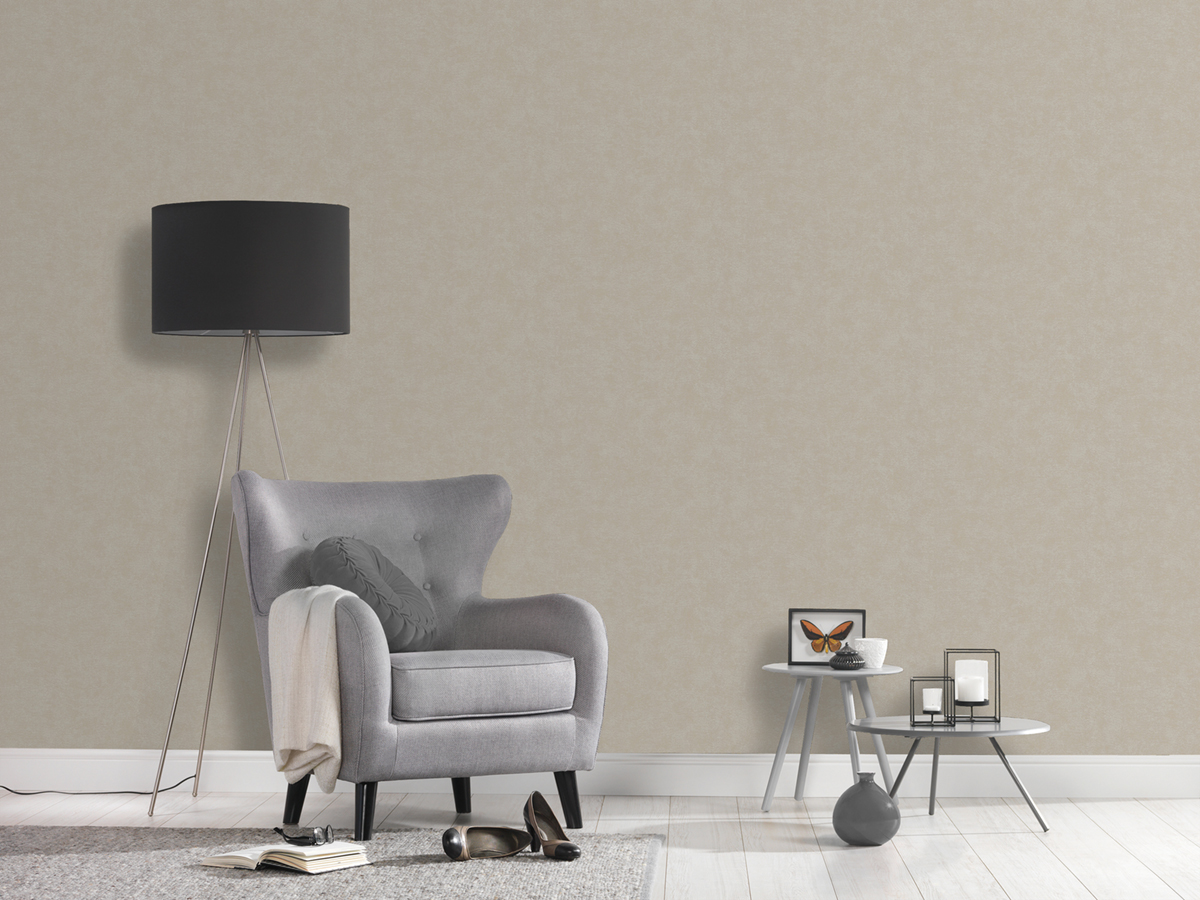 Papier peint Uni Délicat Expansé grège - Casual Living d'A.S. Création AMB3| Réf. AS-393412