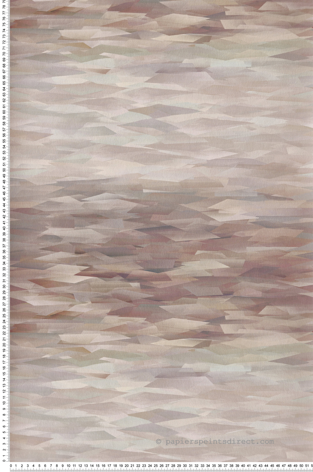 Papier peint Géométrique Prisme rose - Willow d'Initiales | Réf. INI-00815103