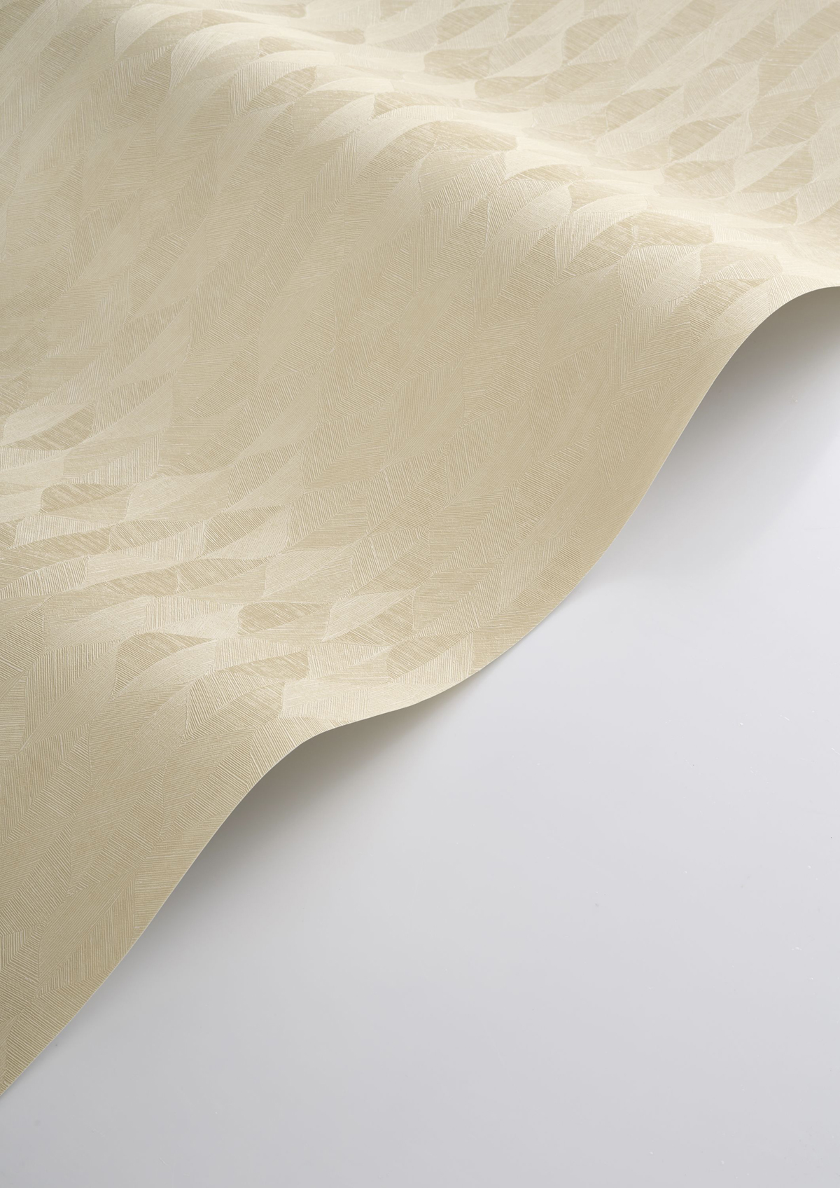 Papier peint Feuille Art Déco Tarrazu beige sable - Vegetals de Casadéco AMBV| Réf. VEGE201271221