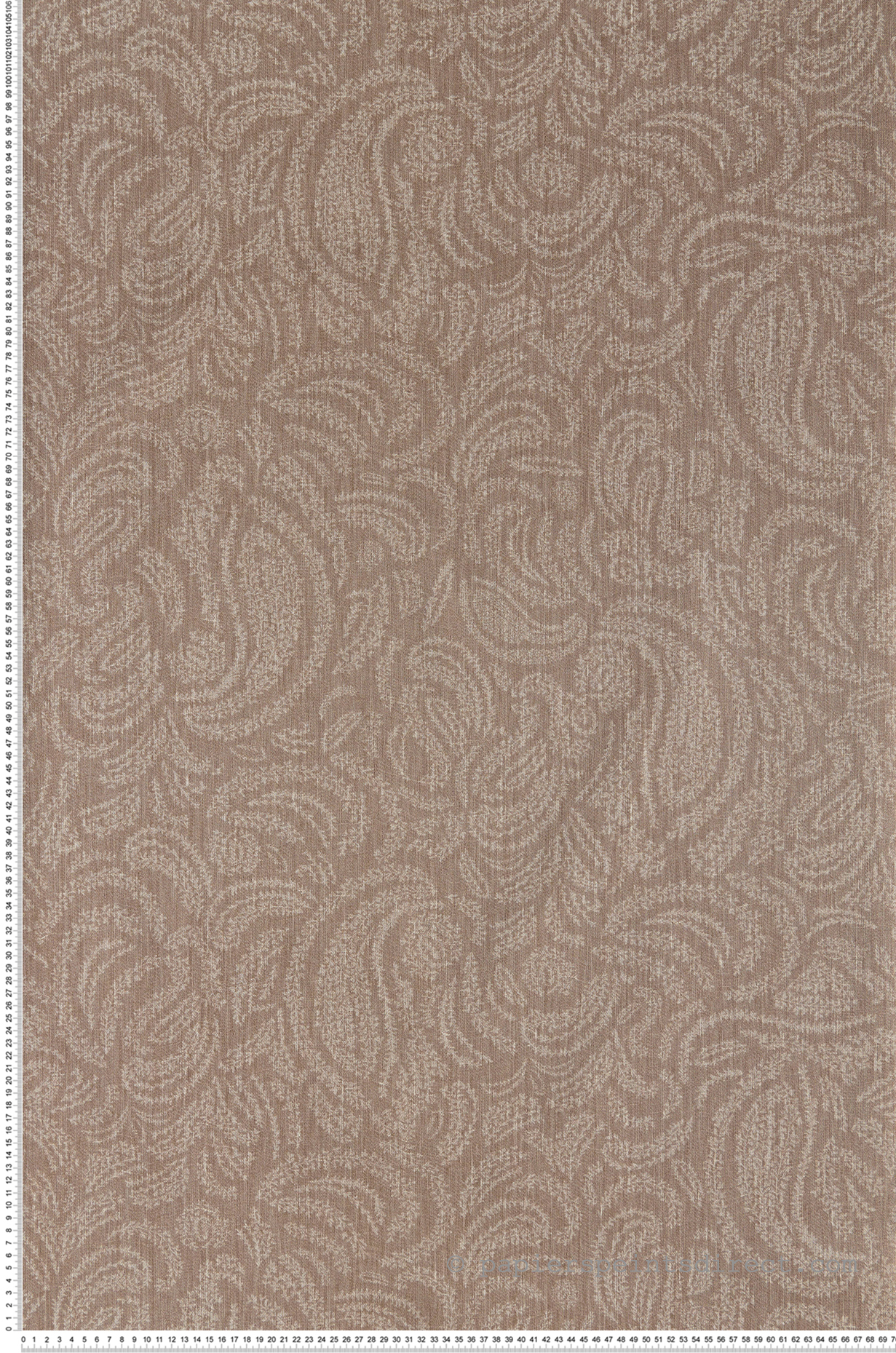 Papier peint motif Cachemire Jaipur nude - Ceylan de Casamance | Réf. CAS-74553892