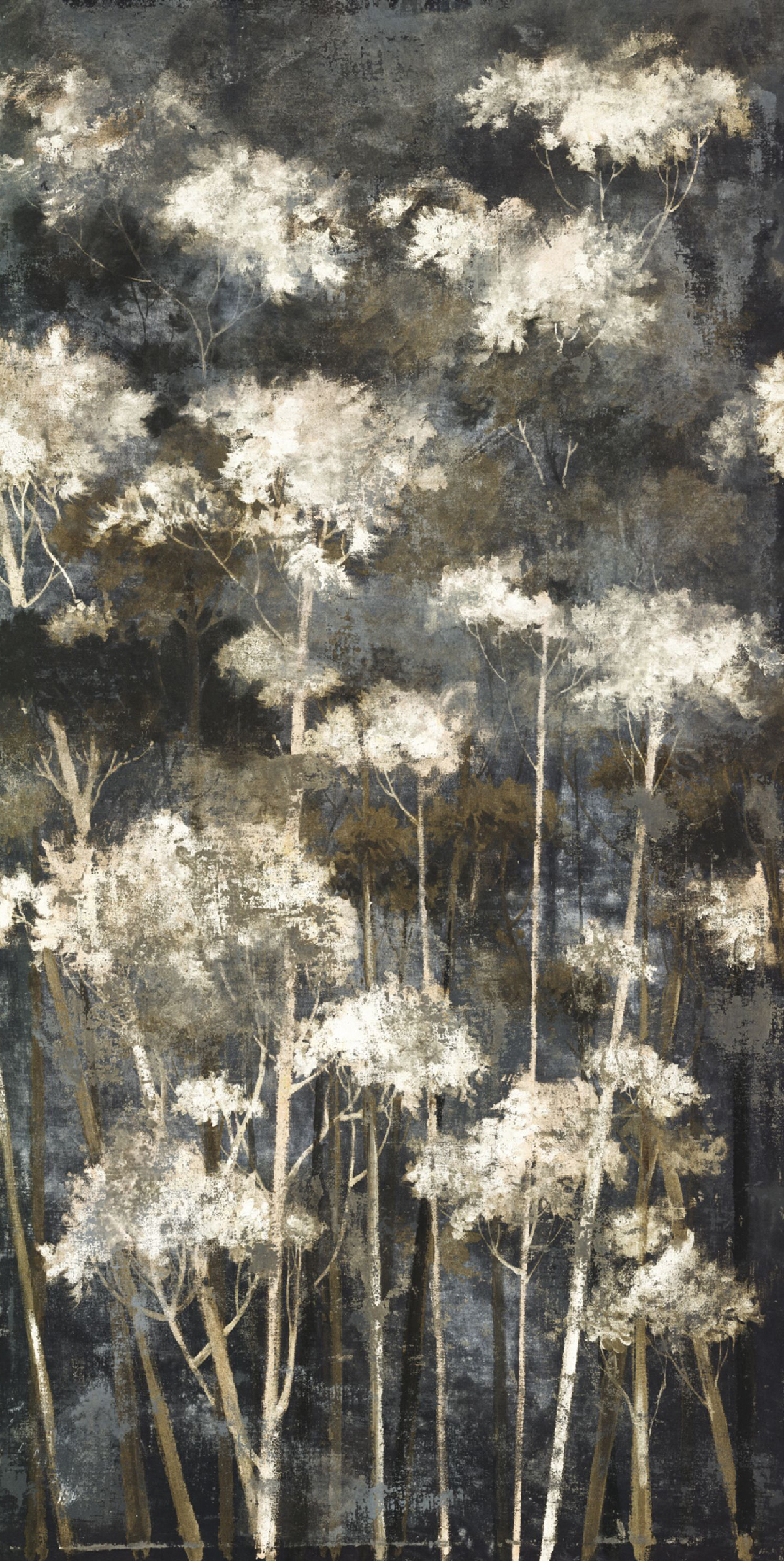 Papier peint panoramique Arbre Selva nuit - Panoramas de Casamance | Réf. CAS-A74110394