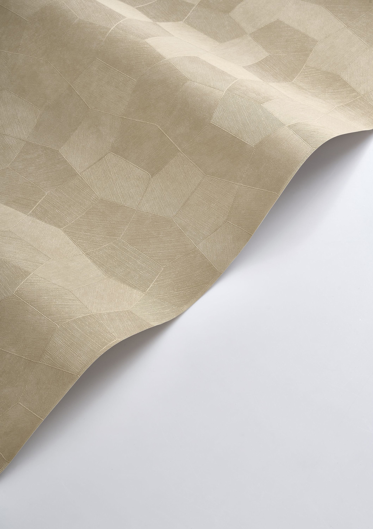 Papier peint Facettes Minérales Selene beige sable irisé - Solaris de Casadéco ROLL | Réf. SOLA201892518