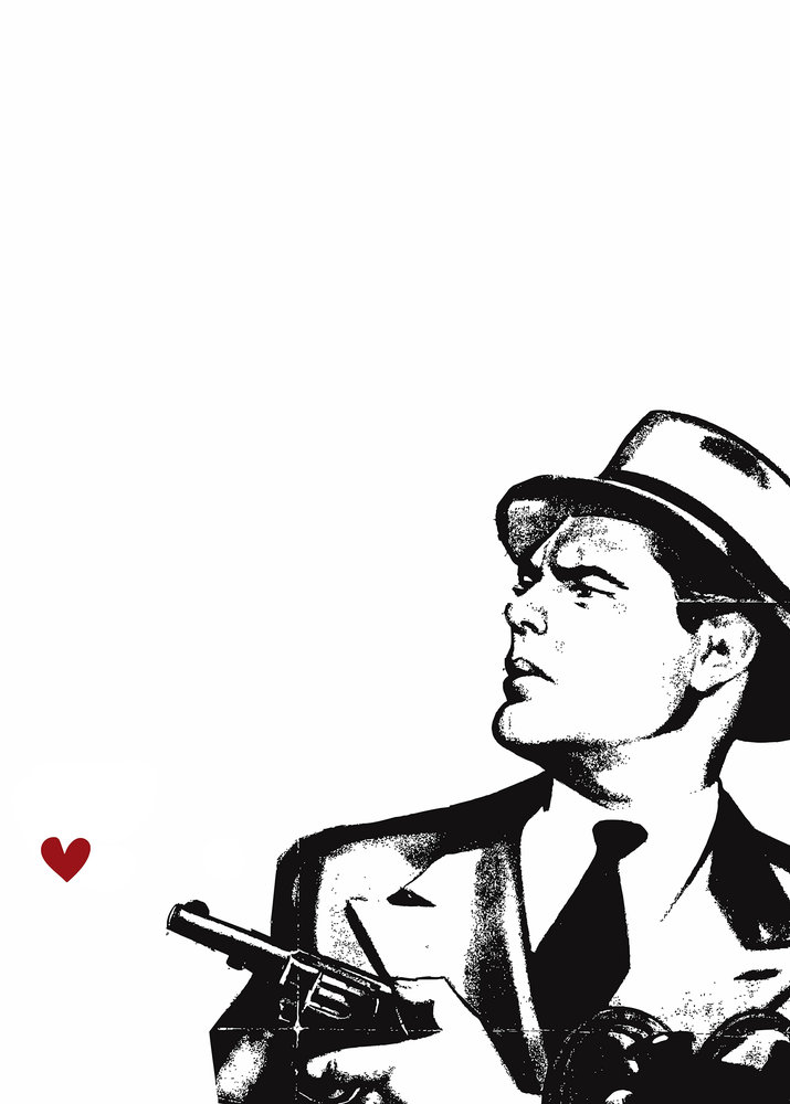 Papier peint panoramique Portrait Don't You Dare! - Référence DD119969 - Intissé 200g/m2 - Standard 200 x 280