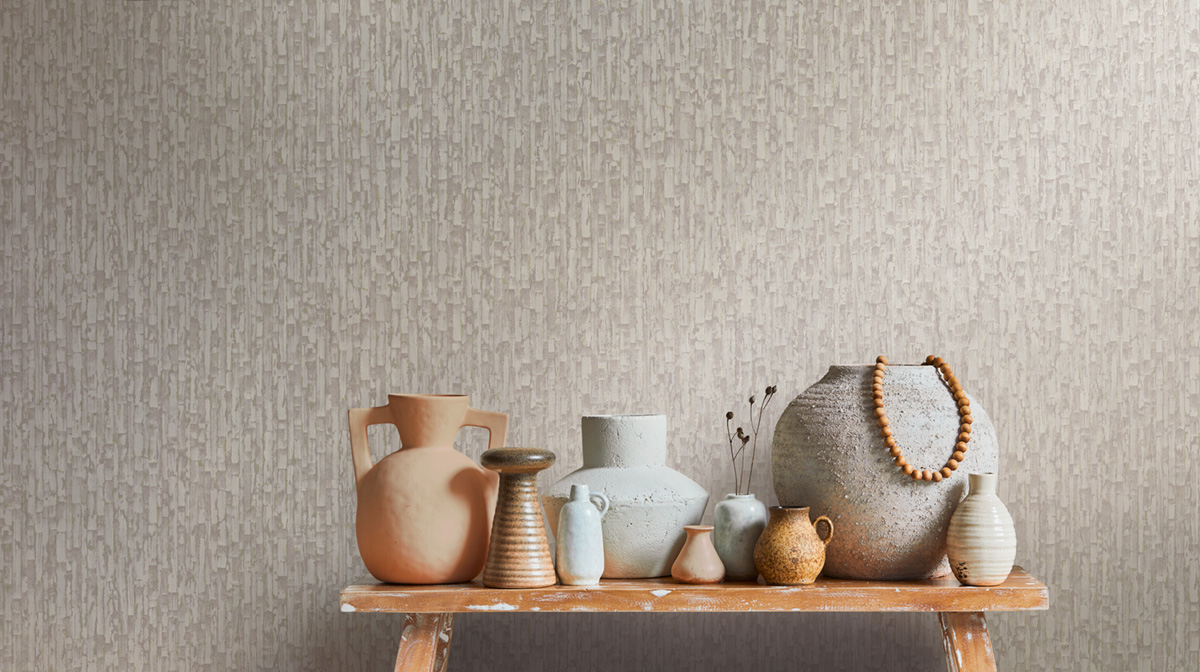 Papier peint Pierre Géométrie Moderne gris clair doré - Metropolitan Stories 4 Hot Spots d'A.S. Création AMB2| Réf. AS-786662