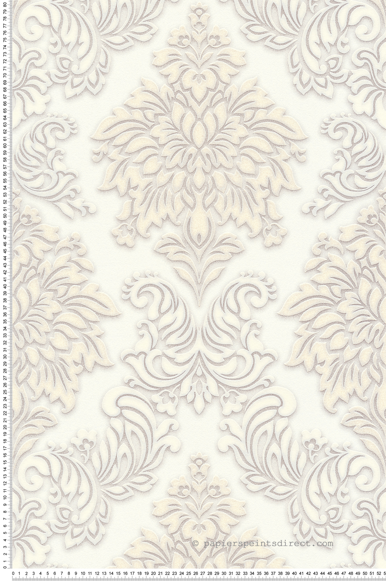 Papier peint Baroque anglais blanc - Metropolitan Stories d'AS Création | Réf. SP14626