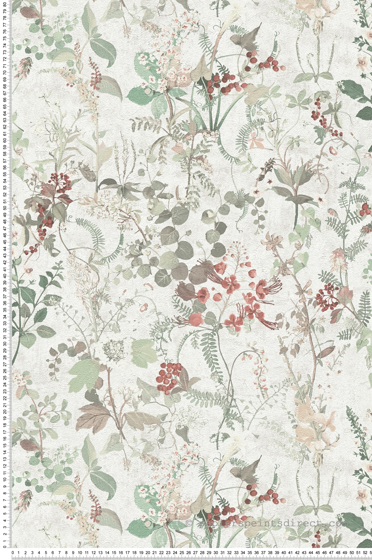 Papier peint Nature Botanic vert terracotta - The BOS d'A.S. Création | Réf. AS-388252