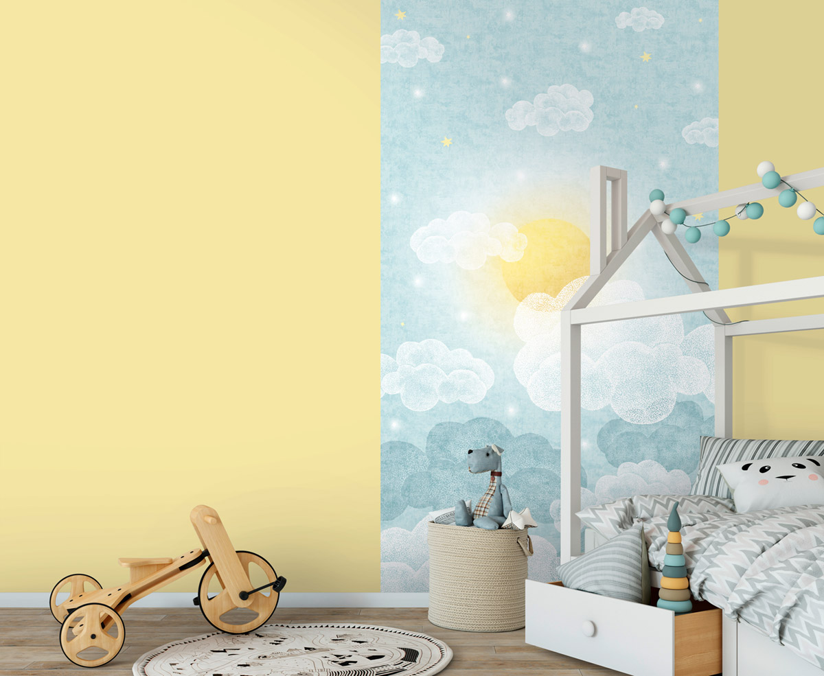 Papier peint panoramique Soleil dans le Ciel bleu - Lilly & Luis d'A.S. Création | Réf. AS-770641