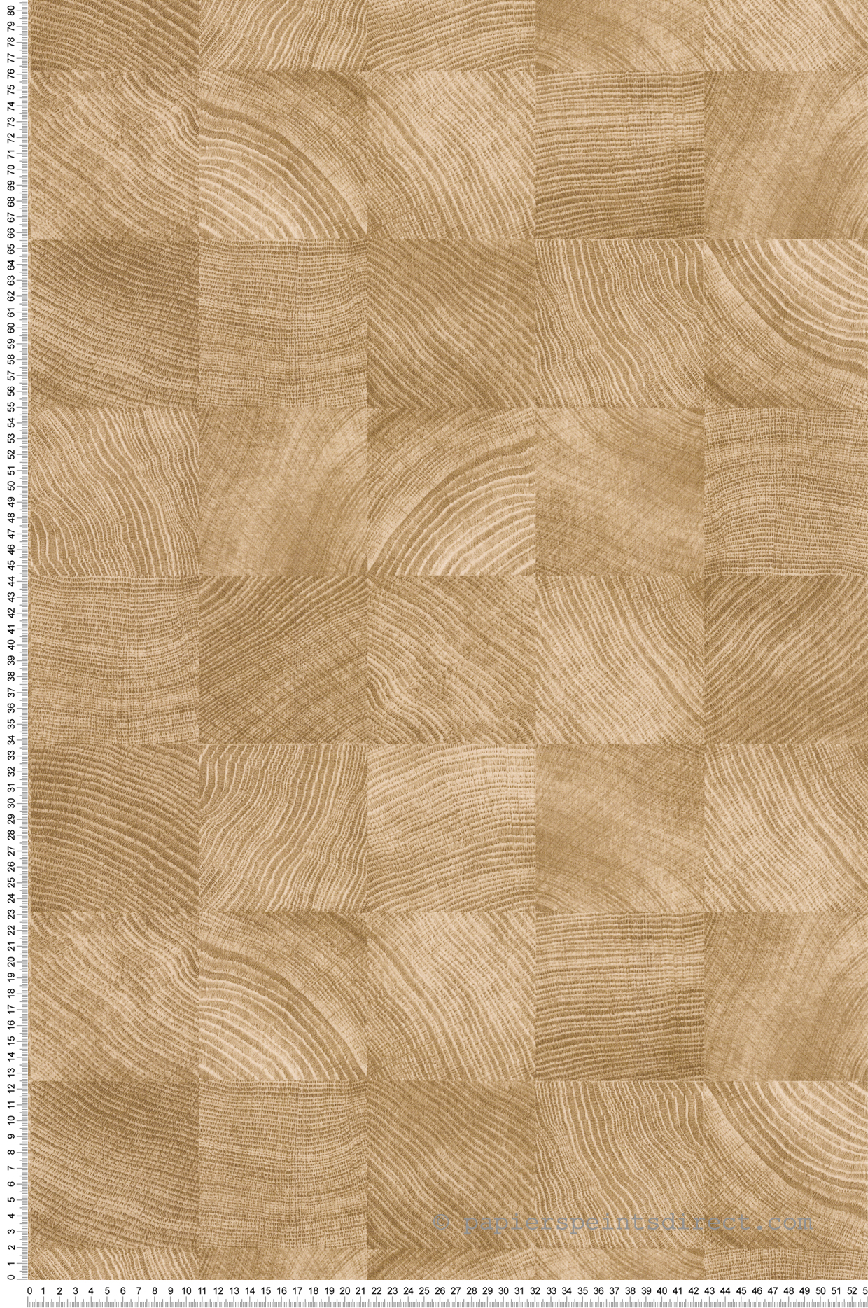 Papier peint Cube de Bois marron clair - Aroma de Lutèce | Réf. LTC-51252008