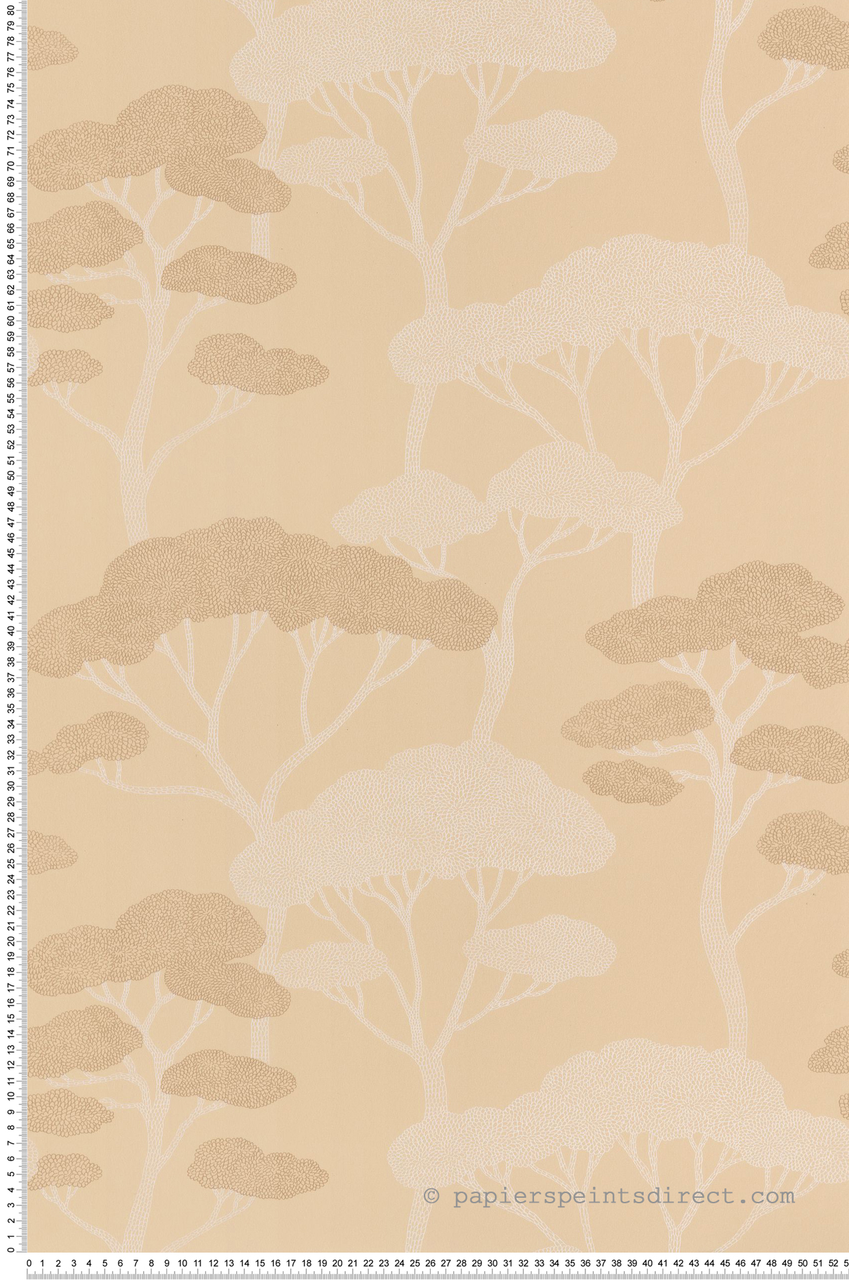 Papier peint Arbre Sweet beige - Light de Casélio | Réf. LIG106621017