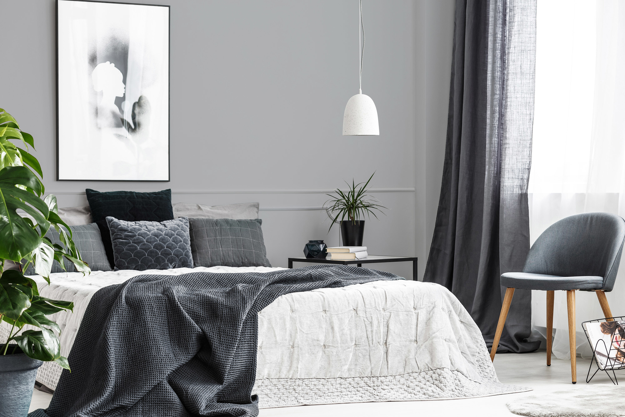 Image d'un pot de 1 litre de peinture Puro gris cool grey - c1002