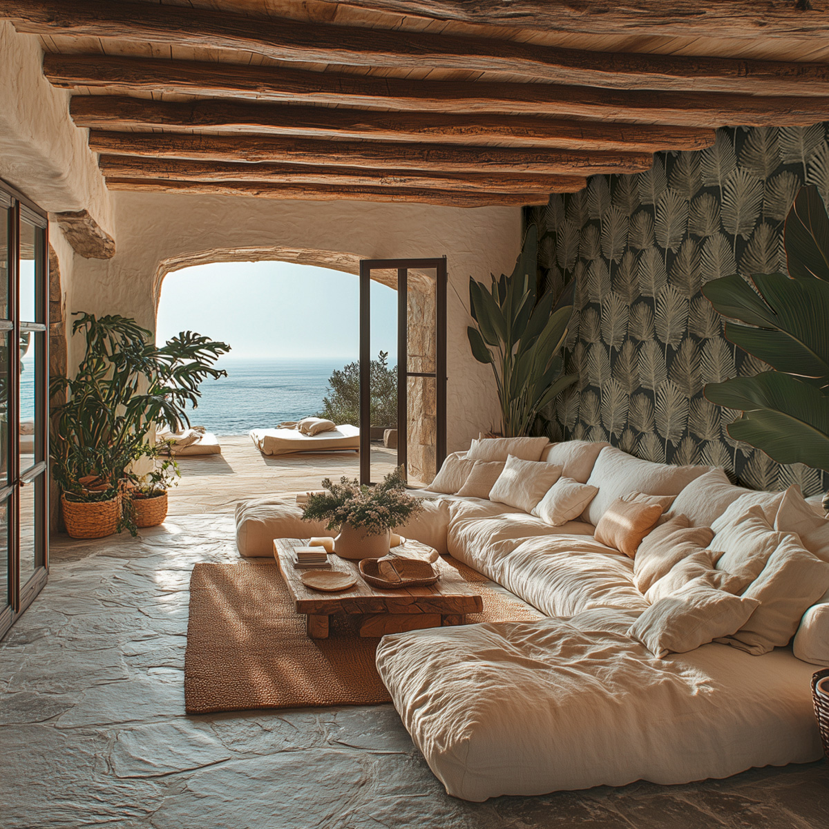 Papier peint Palme Nature noir brun doré - Metropolitan Stories 4 Hot Spots d'A.S. Création AMB1| Réf. AS-786736