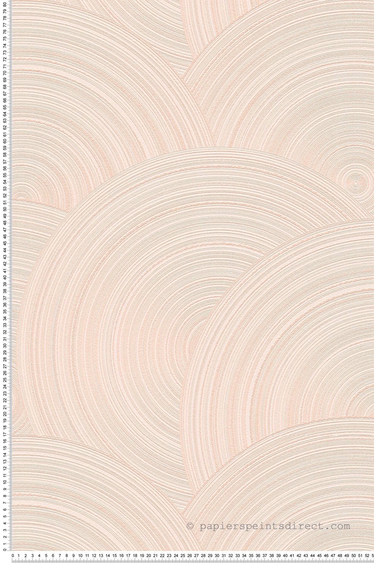 Papier peint Cercle Ethnique rose et argenté - My Home My Spa d'A.S. Création | Réf. SP15865