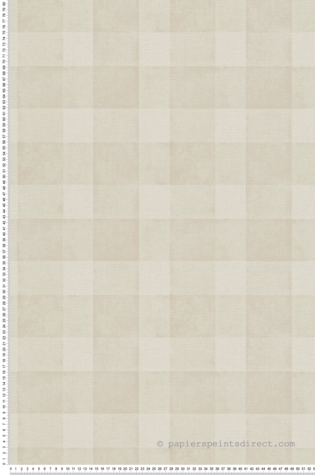 Papier peint Vichy Carreaux Toile beige - Natural Living d'A.S. Création | Réf. AS-386643