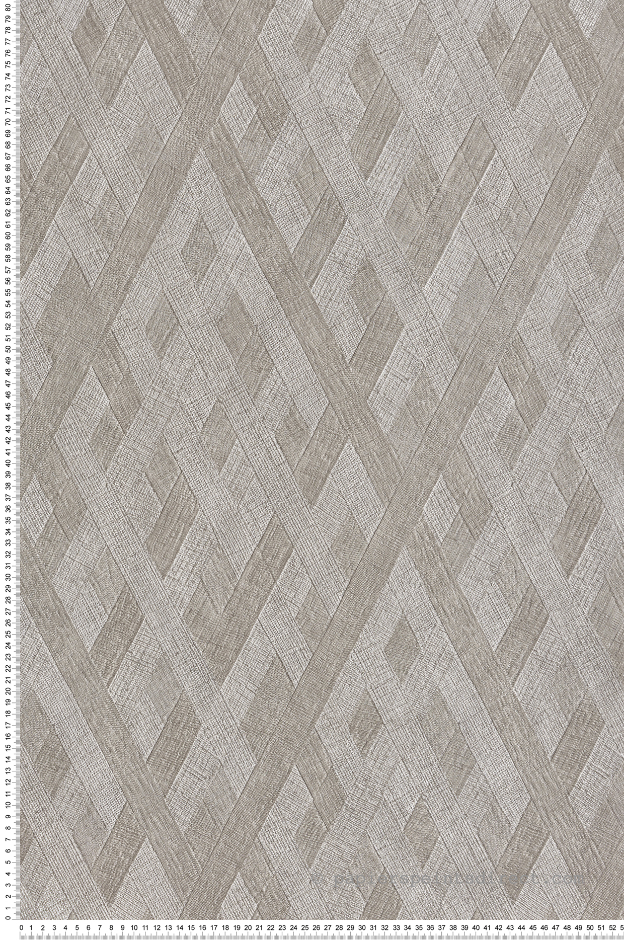 Papier peint Tissage Géométrique Oblique gris - Architexture de Montecolino | Réf. MC-AZ57755