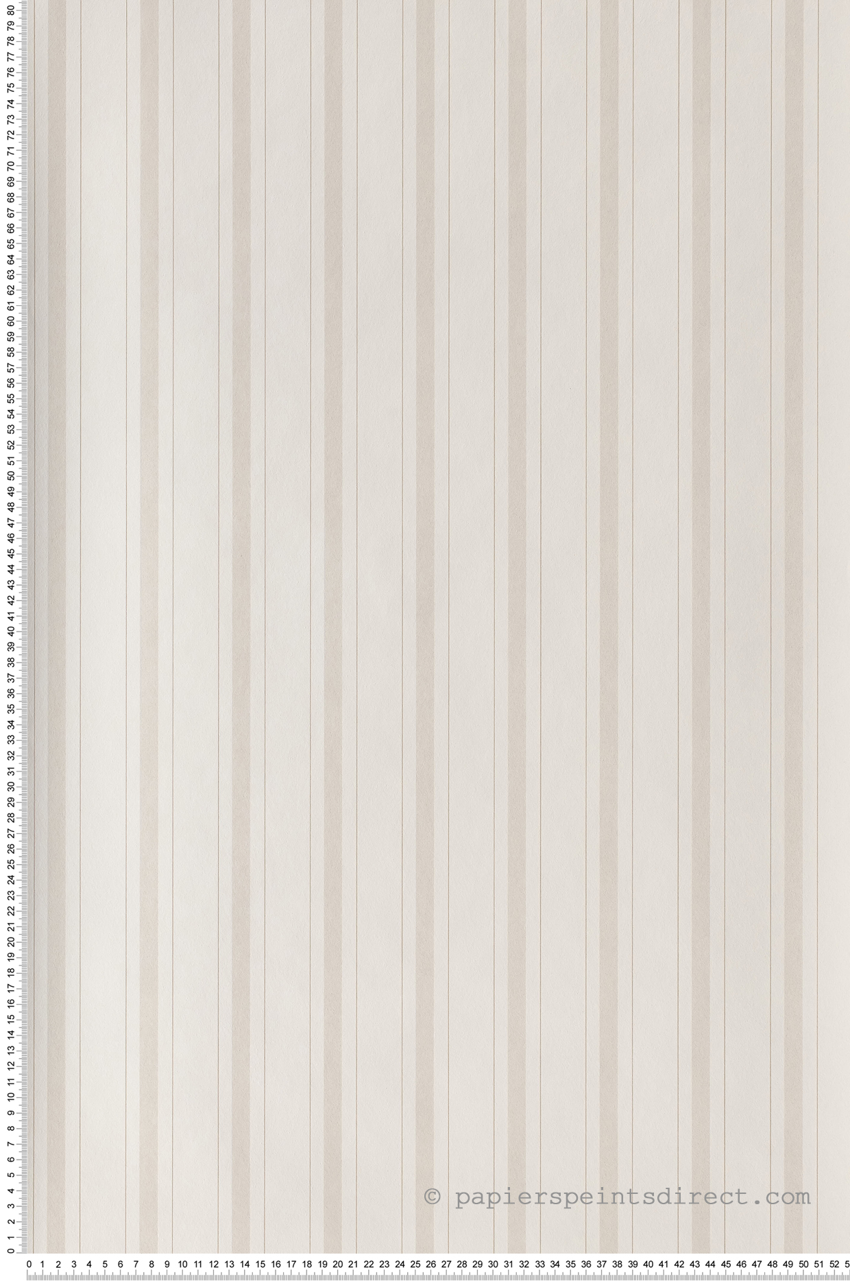 Papier peint Rayure 18 ème Baroque beige ficelle - Les Belles Toiles De Jouy de Casadéco AMBV | Réf. LBTJ81571102