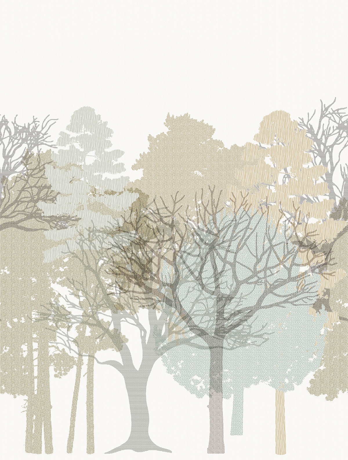 Papier peint Paysage Forêt beige - Esterel de Montecolino | Réf. MC-AND28290