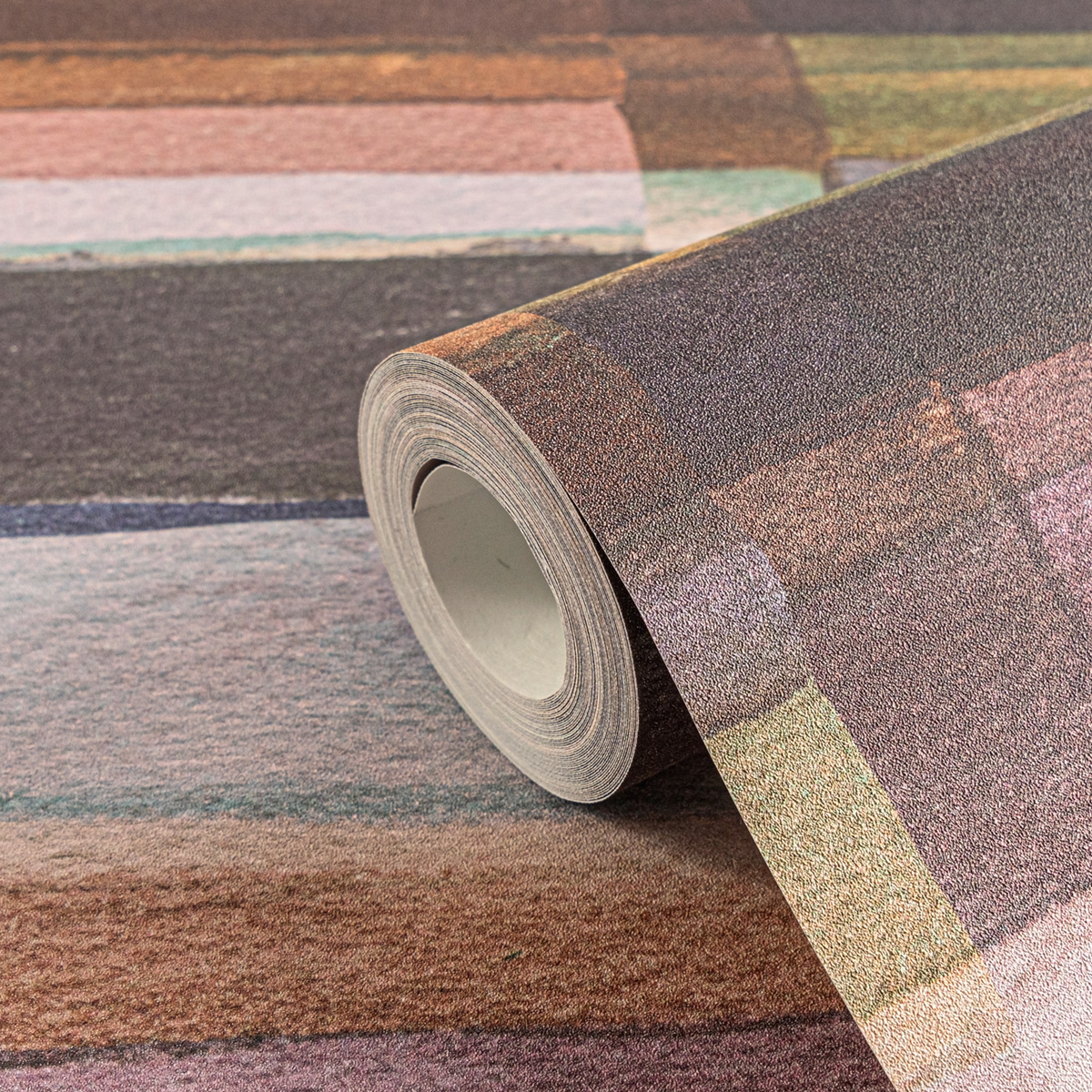 Papier peint Géométrie Aquarelle multicolore vert - Anna D'Andrea d'A.S. Création AMB4| Réf. AS-782252