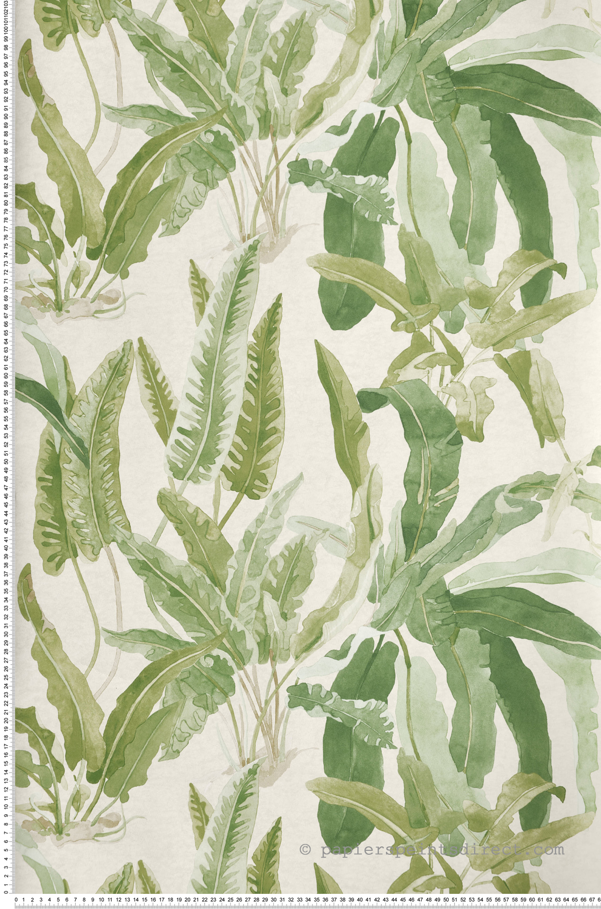 Papier peint Jungle Benmore ivoire - Ashdown de Nina Campbell | Réf. OSB-NCW4393-02