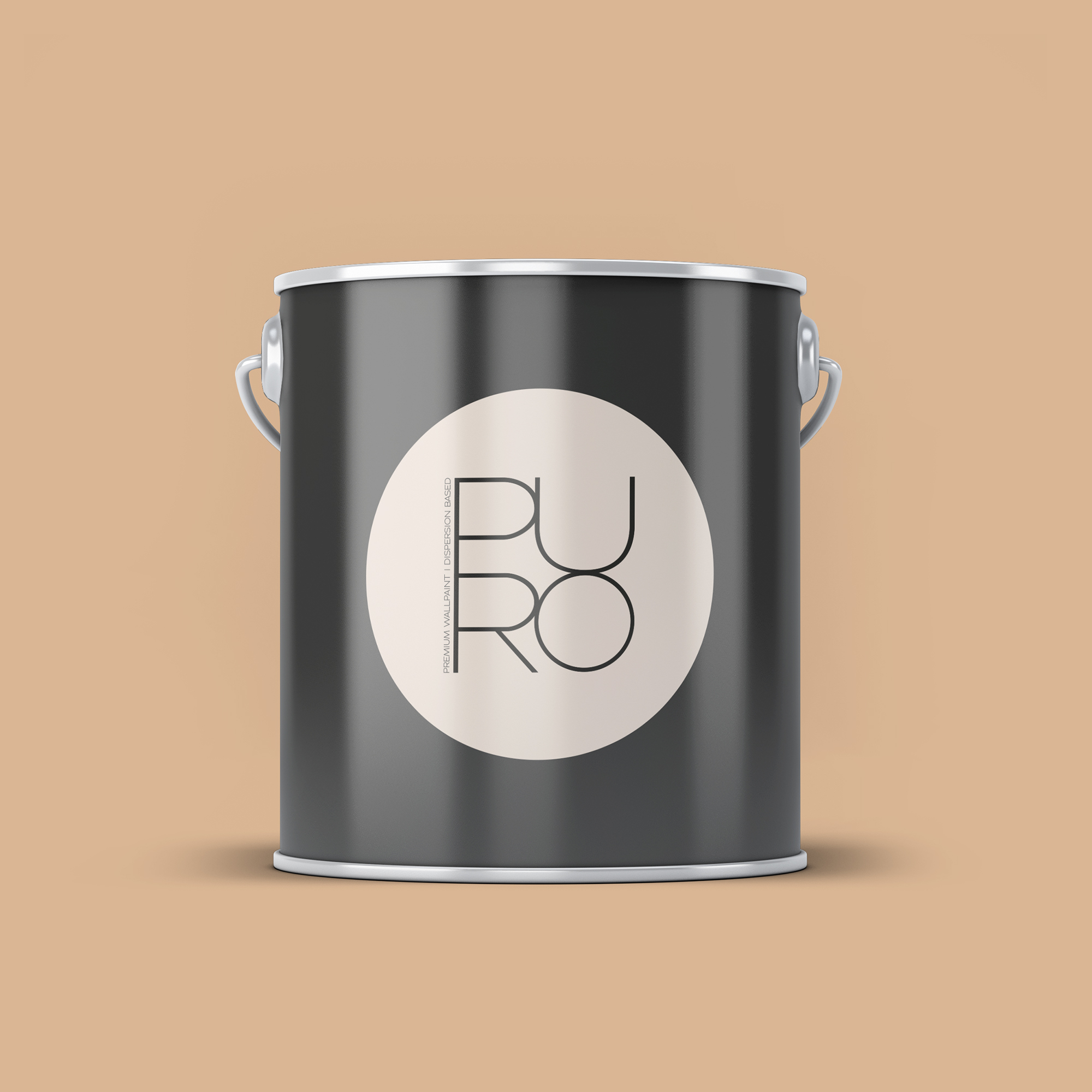 Image d'un pot de 2,5 litres de peinture Puro beige sandy beige  - c7027