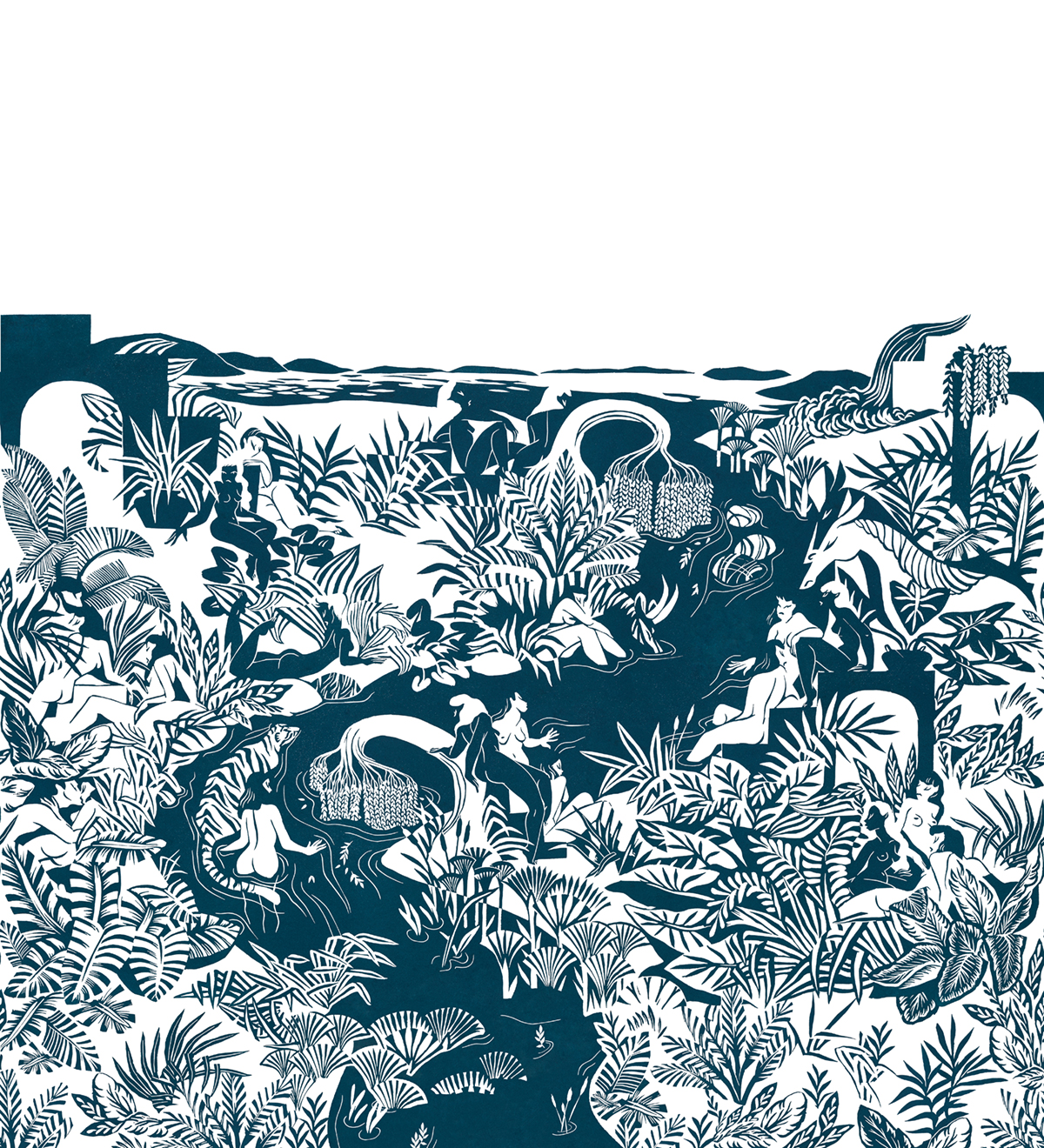 Papier peint panoramique Eternelles Original A+B 1/2/3/4/5/6 - Isidore Leroy