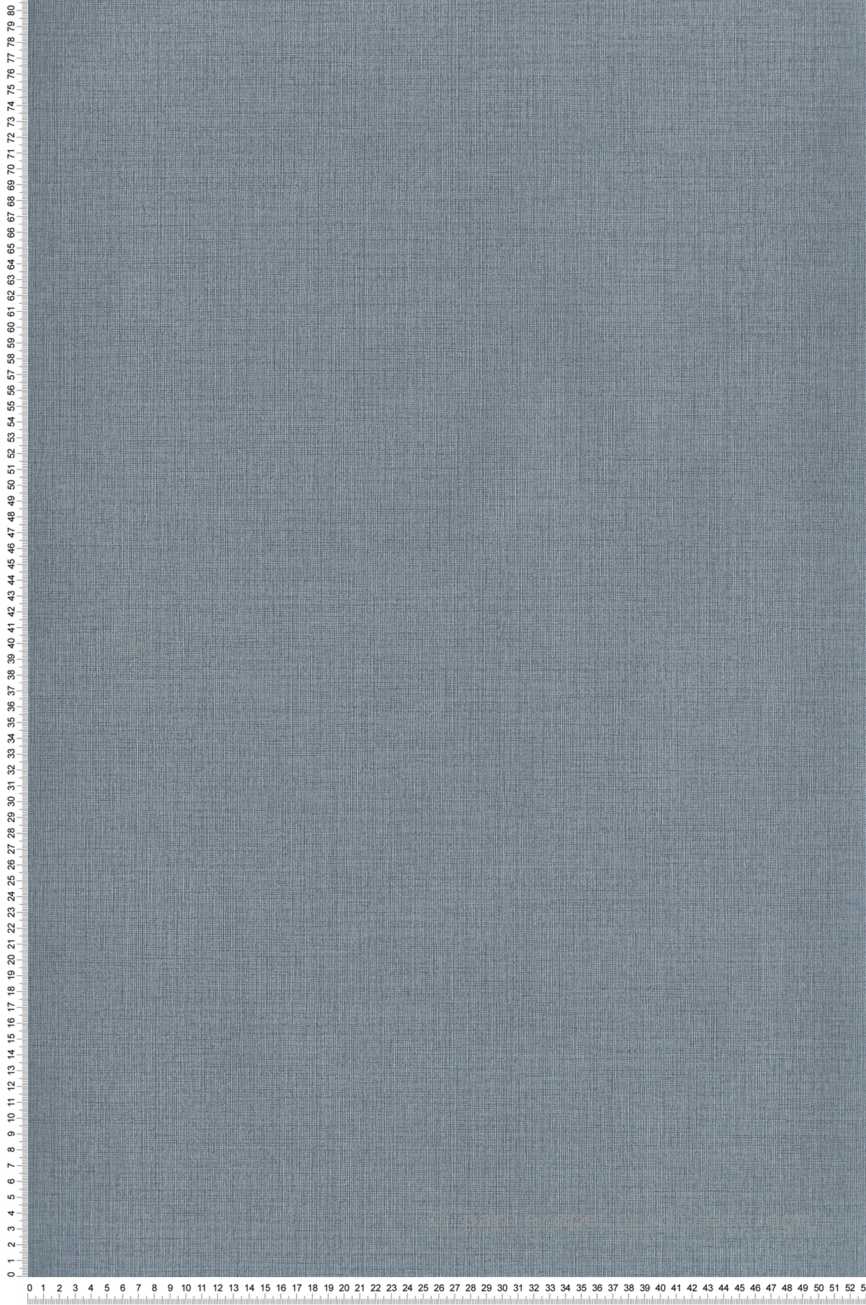 Papier peint Faux Uni Toile Lin bleu ardoise - Rêverie de Montecolino | Réf. MC-IC1015