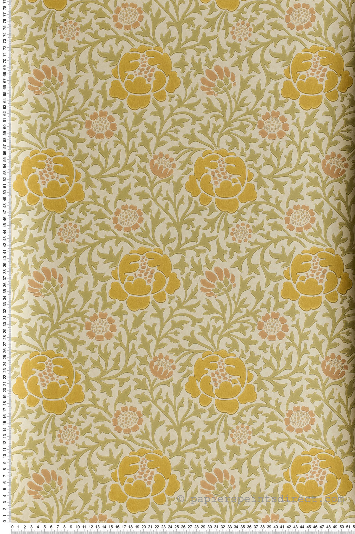 Papier peint Lansdowne Walk Pollen - Collection London Wallpapers V de Little Greene