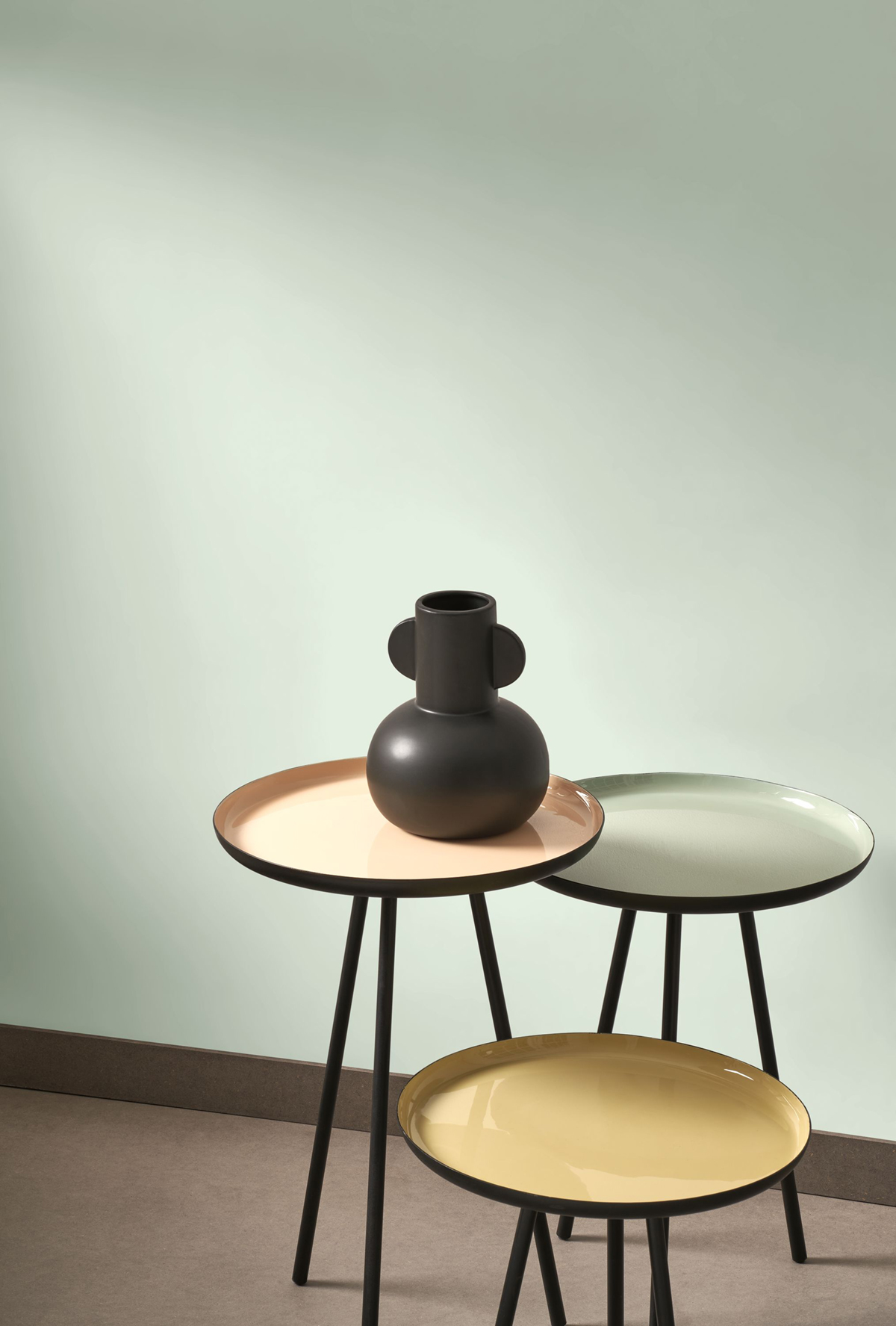 Papier peint Uni Pigments Buvard vert d'eau - Moulures & Co de Casadéco | Réf. MOCO200336161