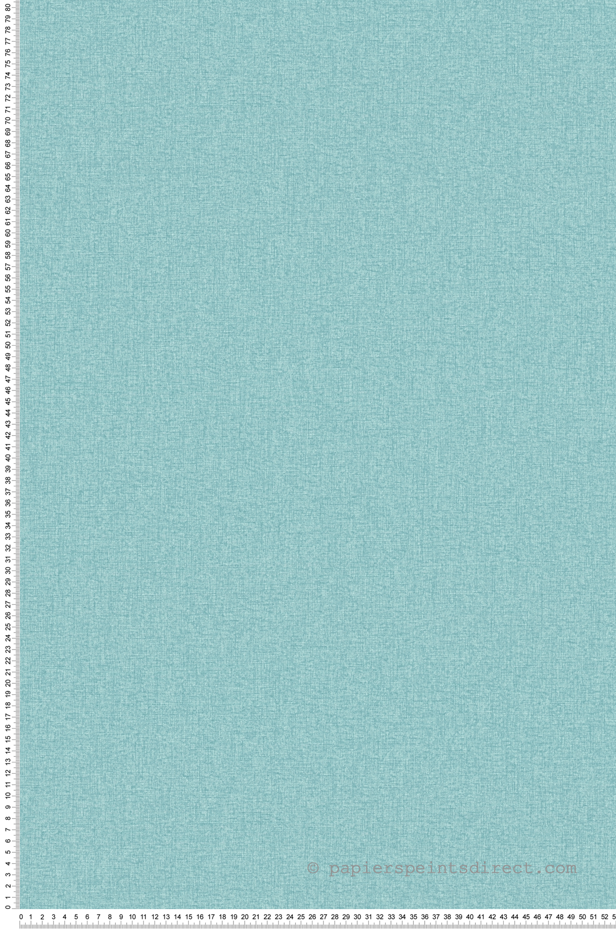Papier peint Faux Uni Tissu Chiné turquoise - Famous Garden d'A.S. Création | Réf. AS-393535