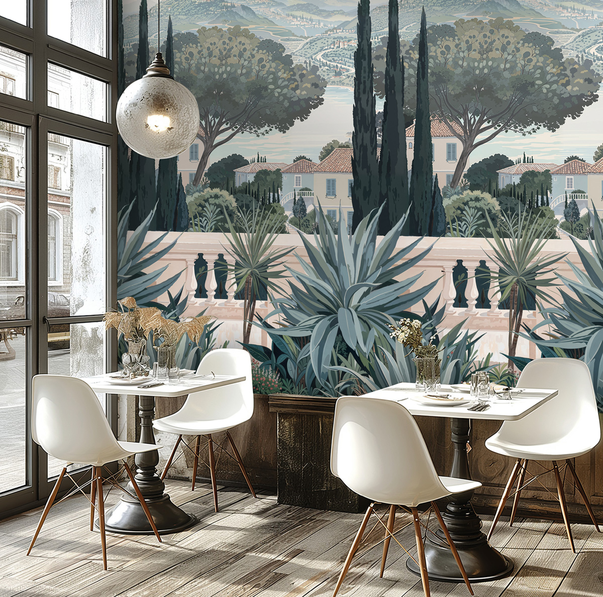 Papier peint panoramique Paysage Tuscan Garden - Metropolitan Stories 4 Hot Spots d'A.S. Création AMB1| Réf. AS-790158