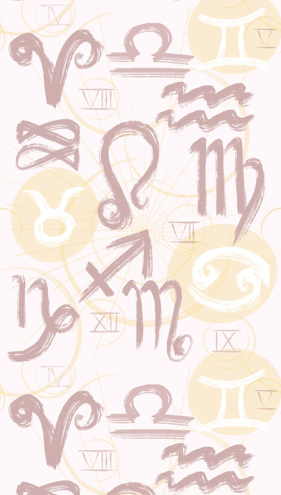 Papier peint panoramique Signe Astrologique violine - The Wall 2 d'A.S. Création | Réf. AS-391991