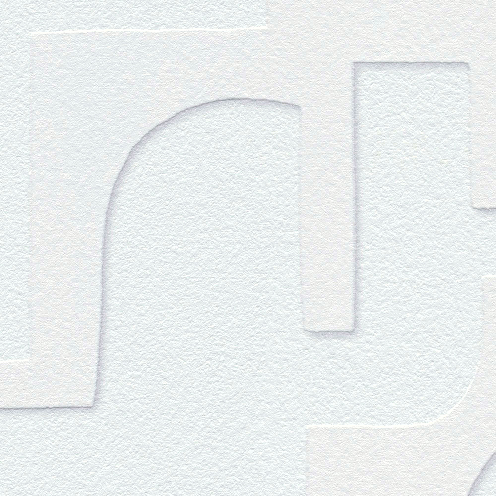 Papier peint Géométrique Empreintes blanc - Abaca de Lutèce | Réf. LTC-51232500