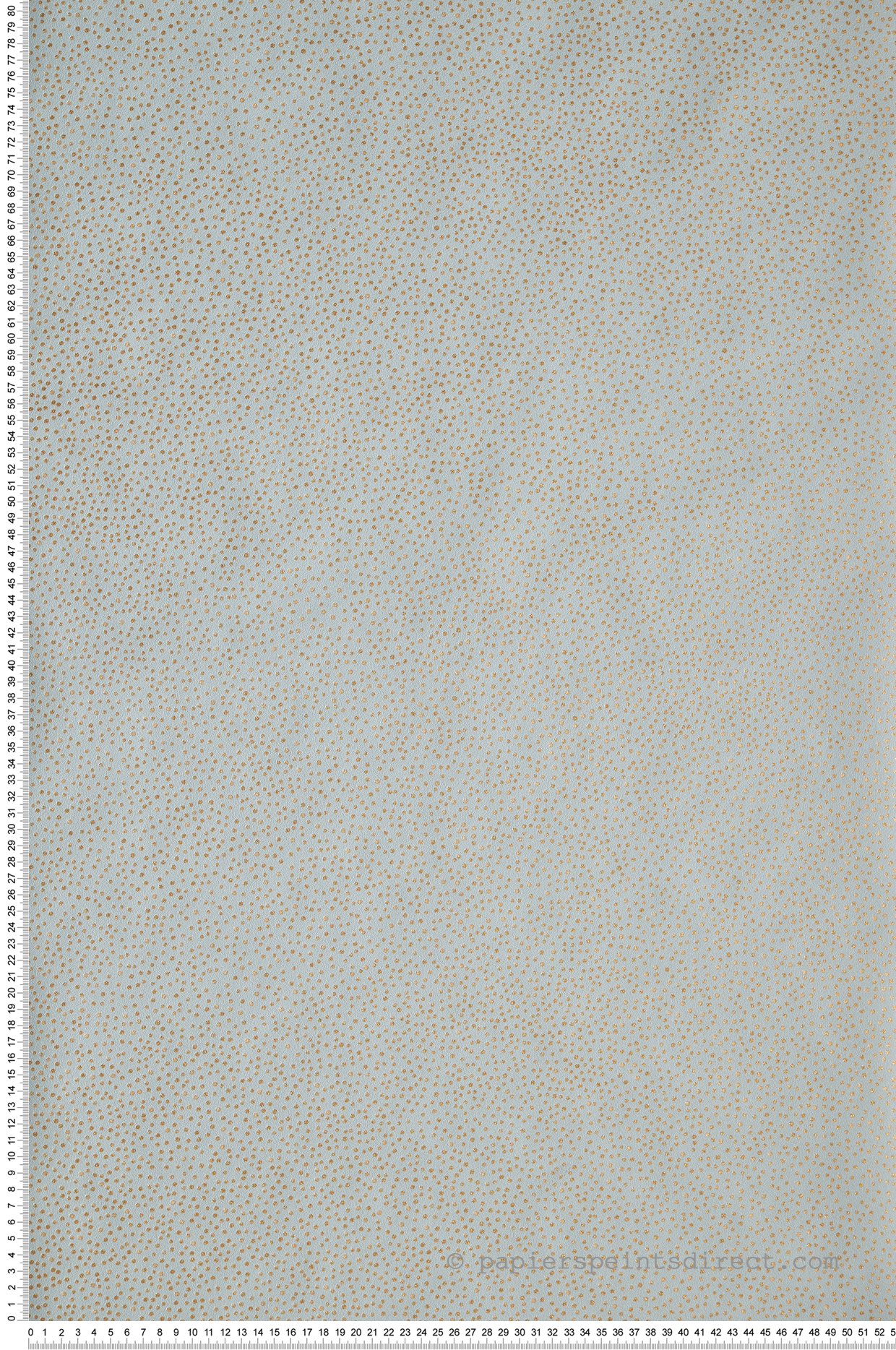 Papier peint Pois Sparkle Bleu doux/Doré - Green Life de Casélio | Réf. GNL101736021