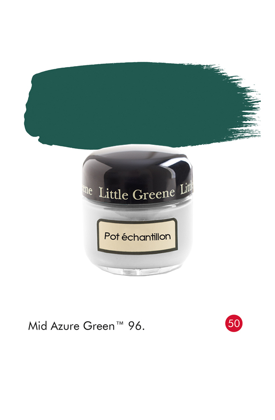 Pot échantillon Mid Azure Green n°96 - Finition Absolute Matt