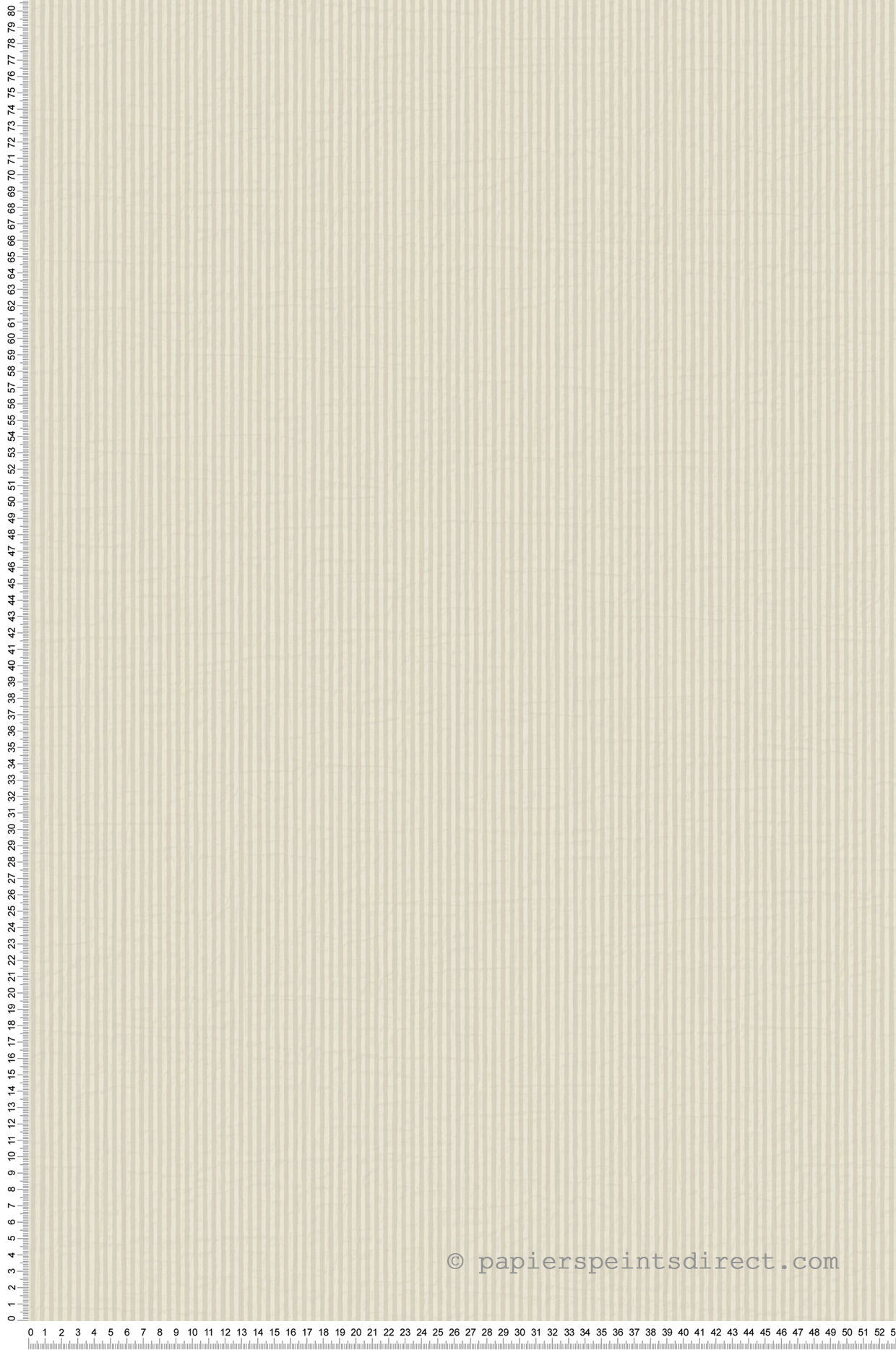 Papier peint Fines Rayures Papier Kraft beige lin - Papercraft de Casadéco | Réf. PAPC89651313