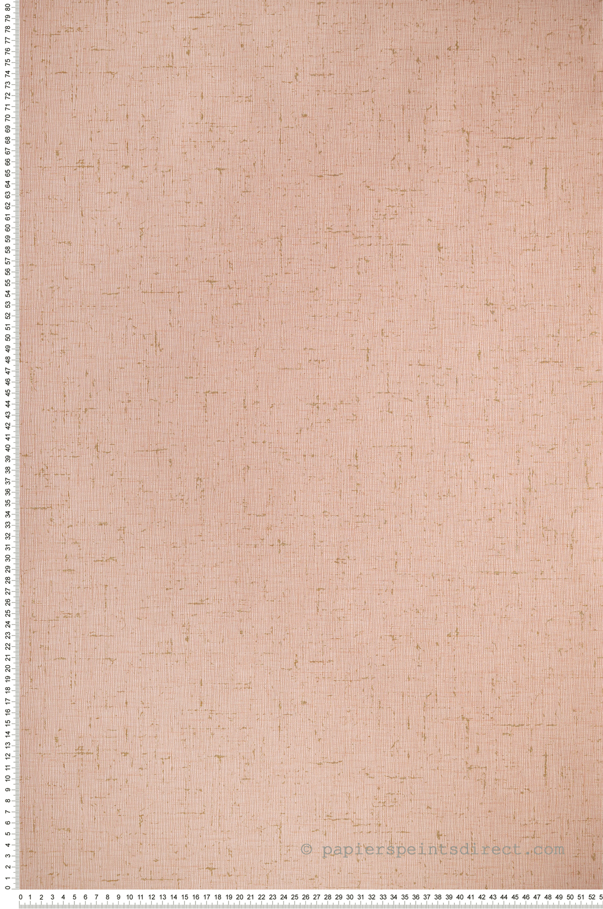Papier peint Uni Gaze Coton Métal rose doré - Golden Age de Casélio | Réf. GAG103774229