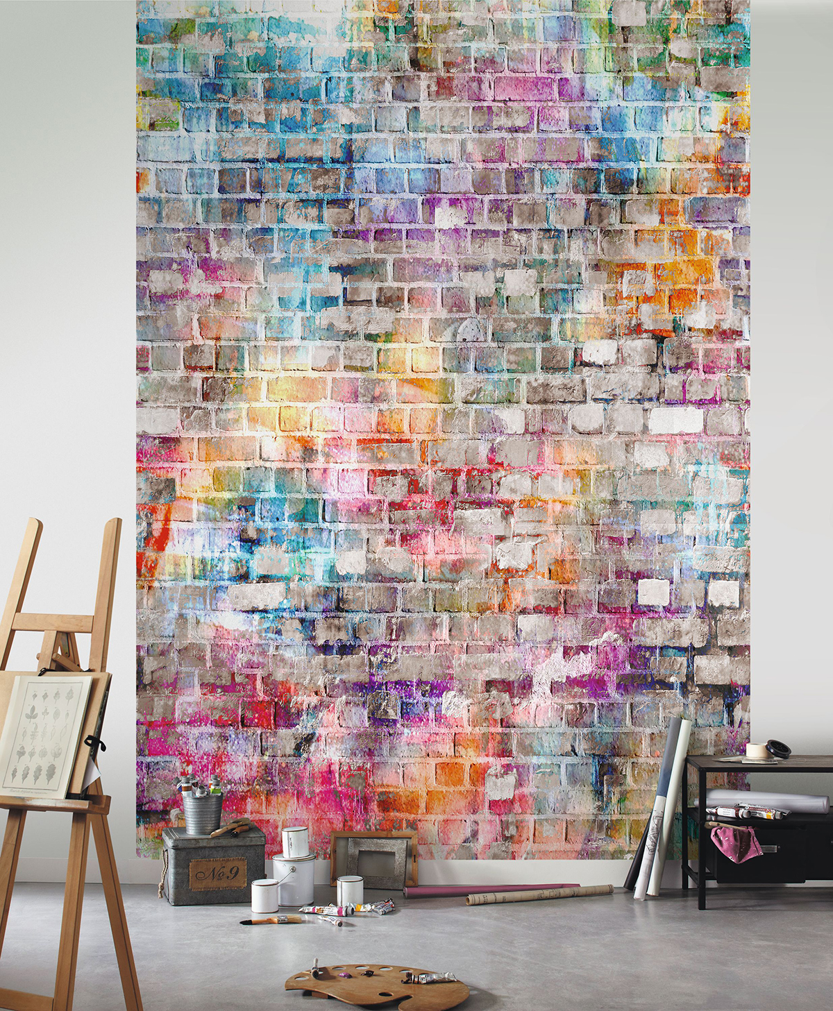 Papier peint panoramique Briques Colorées - Beauty Full Image 2 de Casadéco | Réf. BFMA87124315