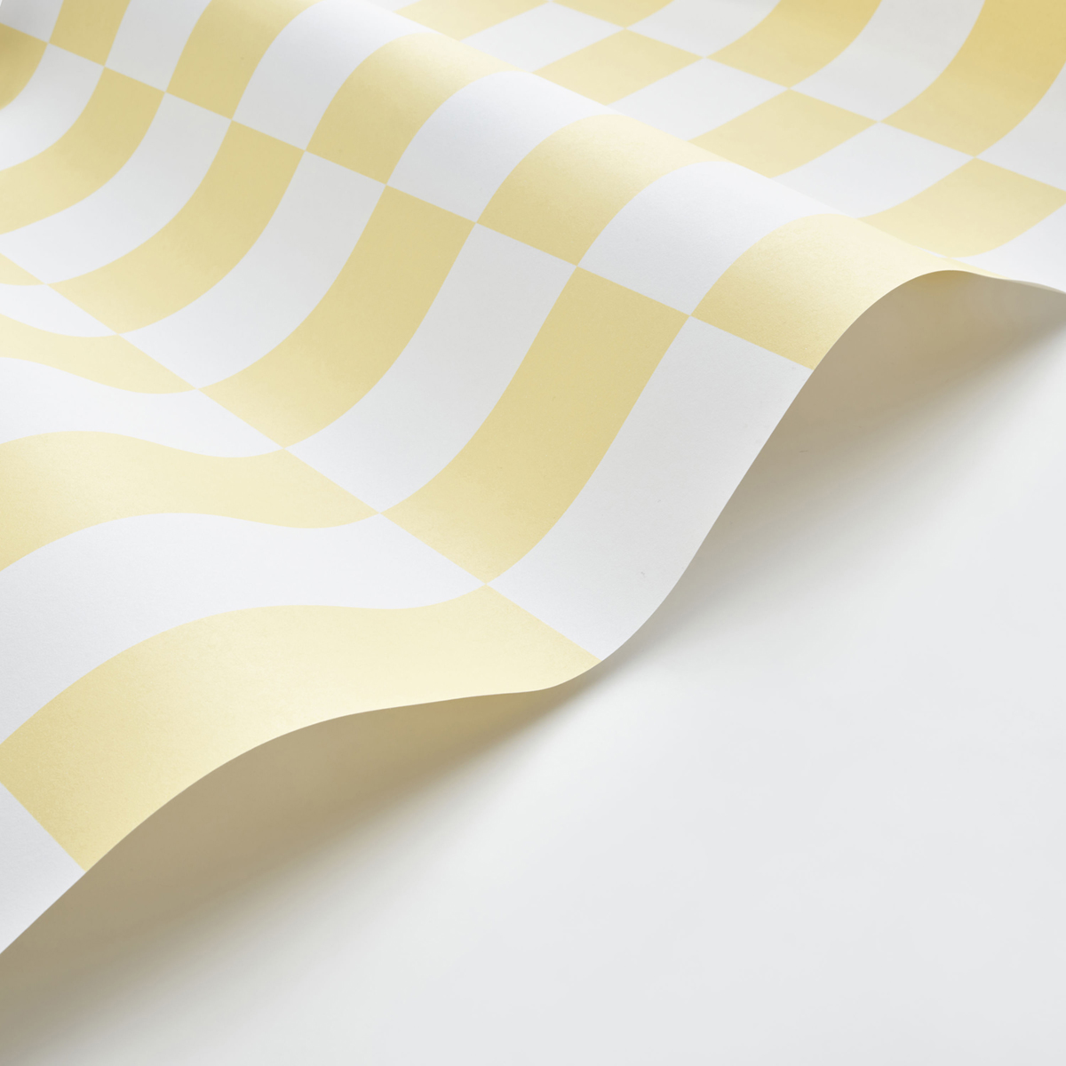 Papier peint Damier Rectangle Diner jaune blanc - Milano Sixties de Casadéco AMB3| Réf. MISI89342121