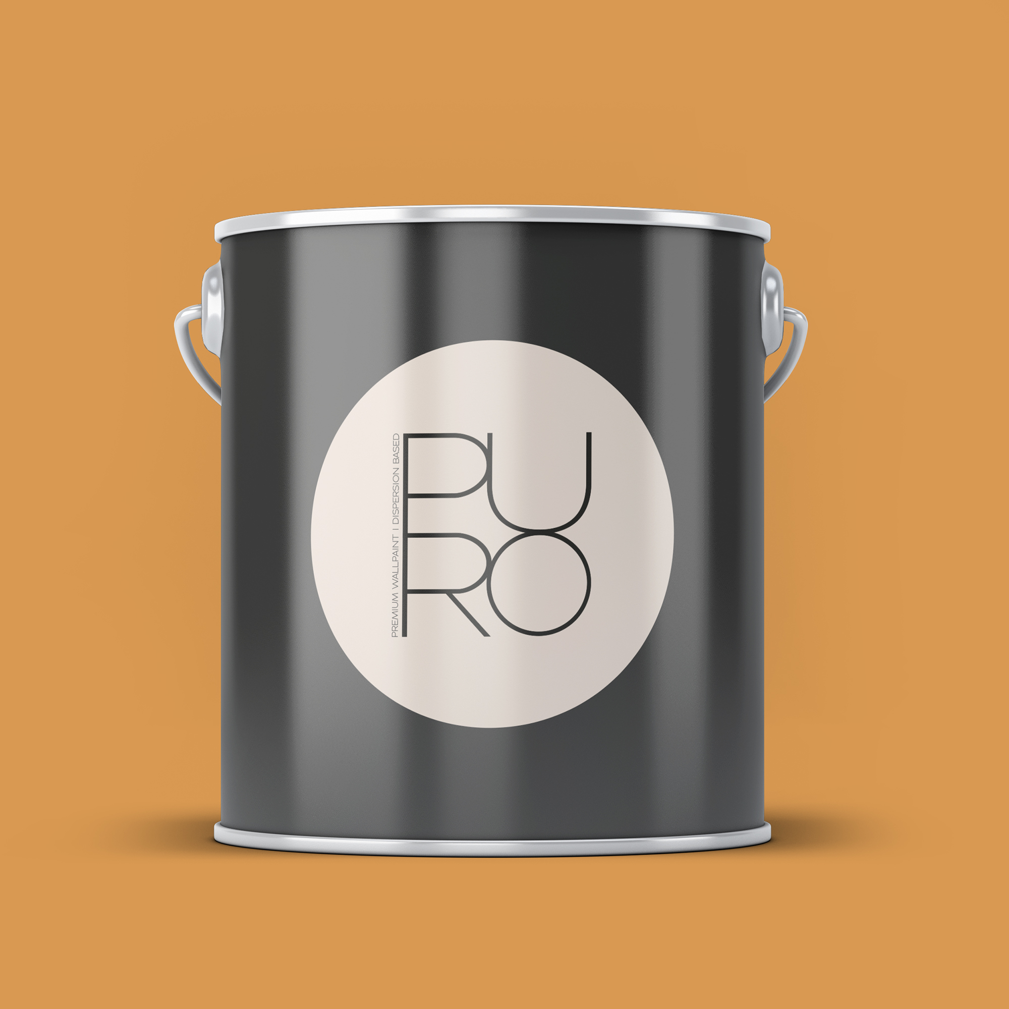 Image d'un pot de 5 litres de peinture Puro orange smooth saffron - c8013