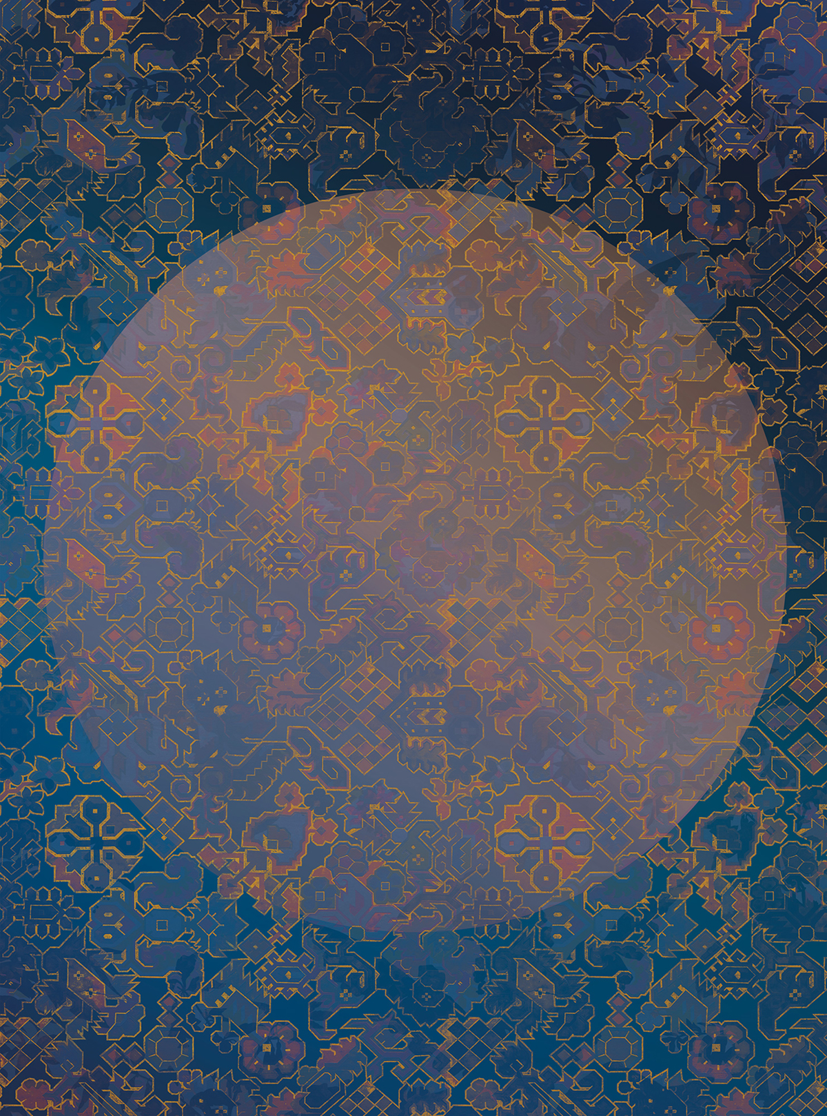 Papier peint panoramique La Lune - Papier peint Komar Heritage