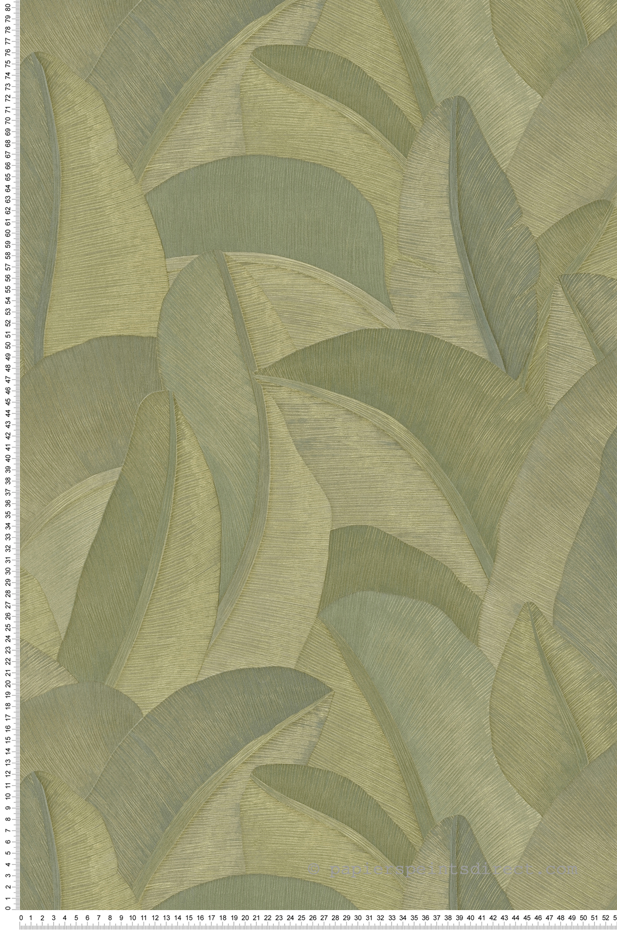 Papier peint Feuillage Graphique vert doré - Vibes & Styles d'A.S. Création | Réf. AS-790394