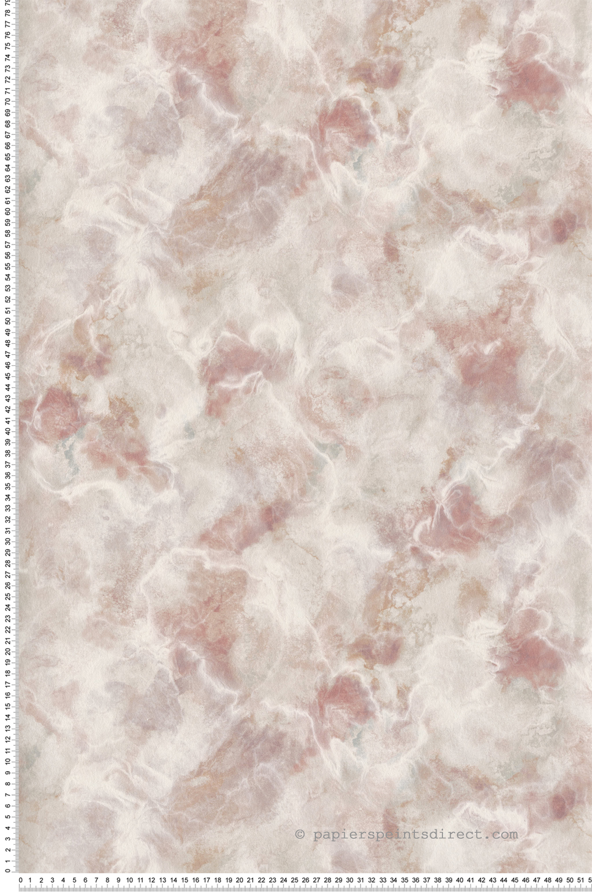 Papier peint Pierre Quartz rose - Willow d'Initiales | Réf. INI-00815003