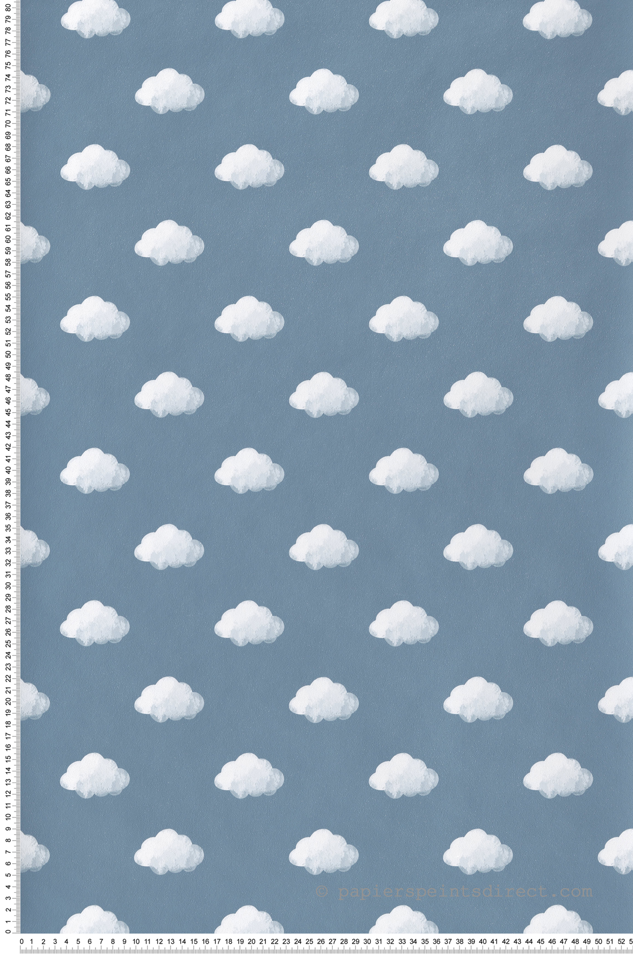 Papier peint Enfantin Nuages bleu horizon - Babyland 2 de Lutèce | Réf. LTC-14833