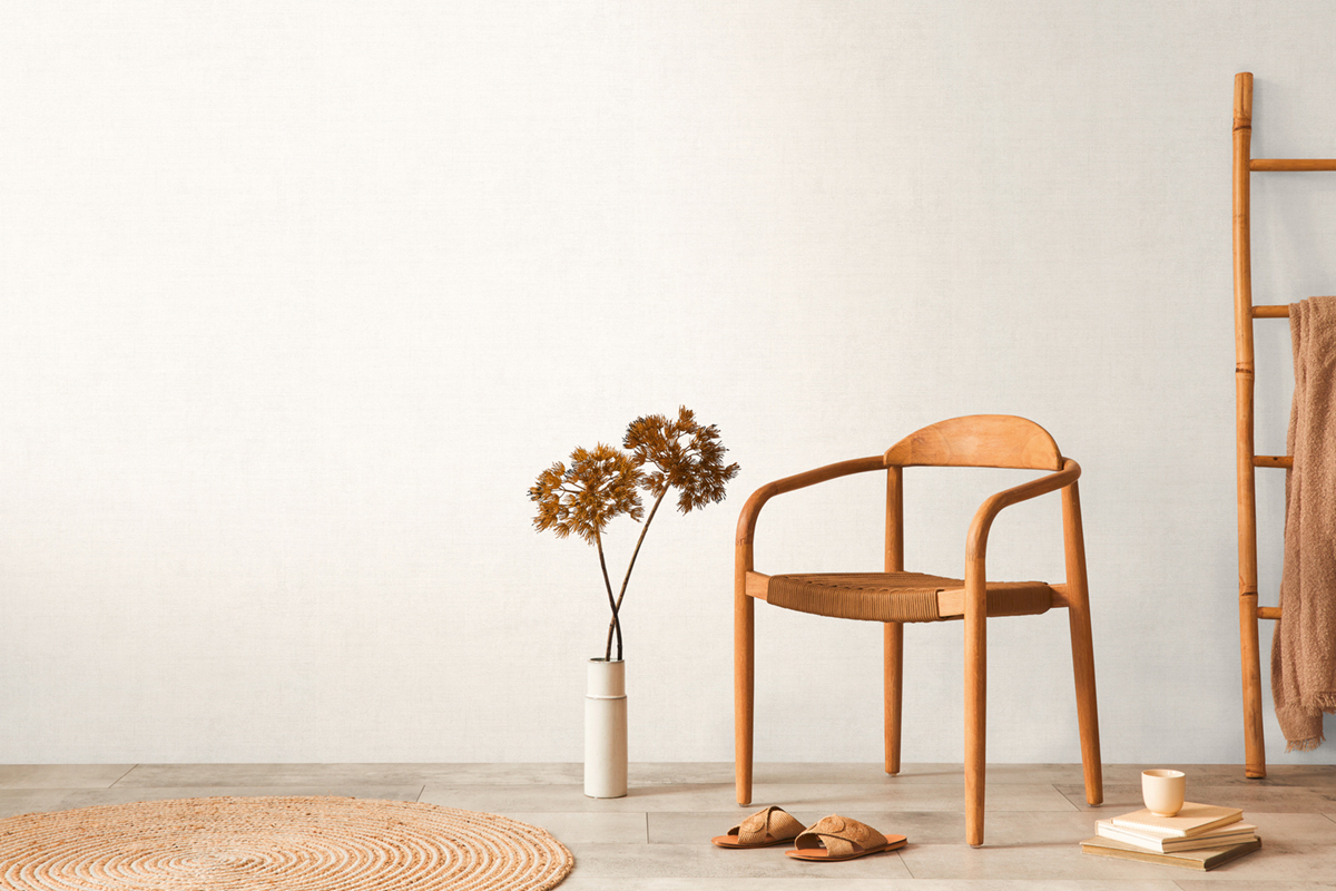 Papier peint Uni Béton blanc cassé - Cosmoliving d'A.S. Création AMB3 | Réf. AS-791097