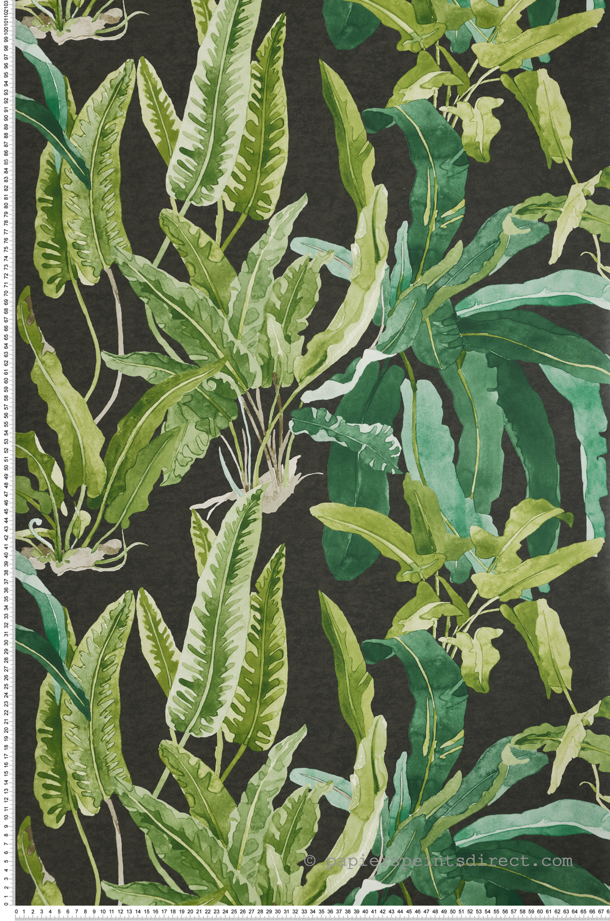 Papier peint Jungle Benmore vert - Ashdown de Nina Campbell | Réf. OSB-NCW4393-01
